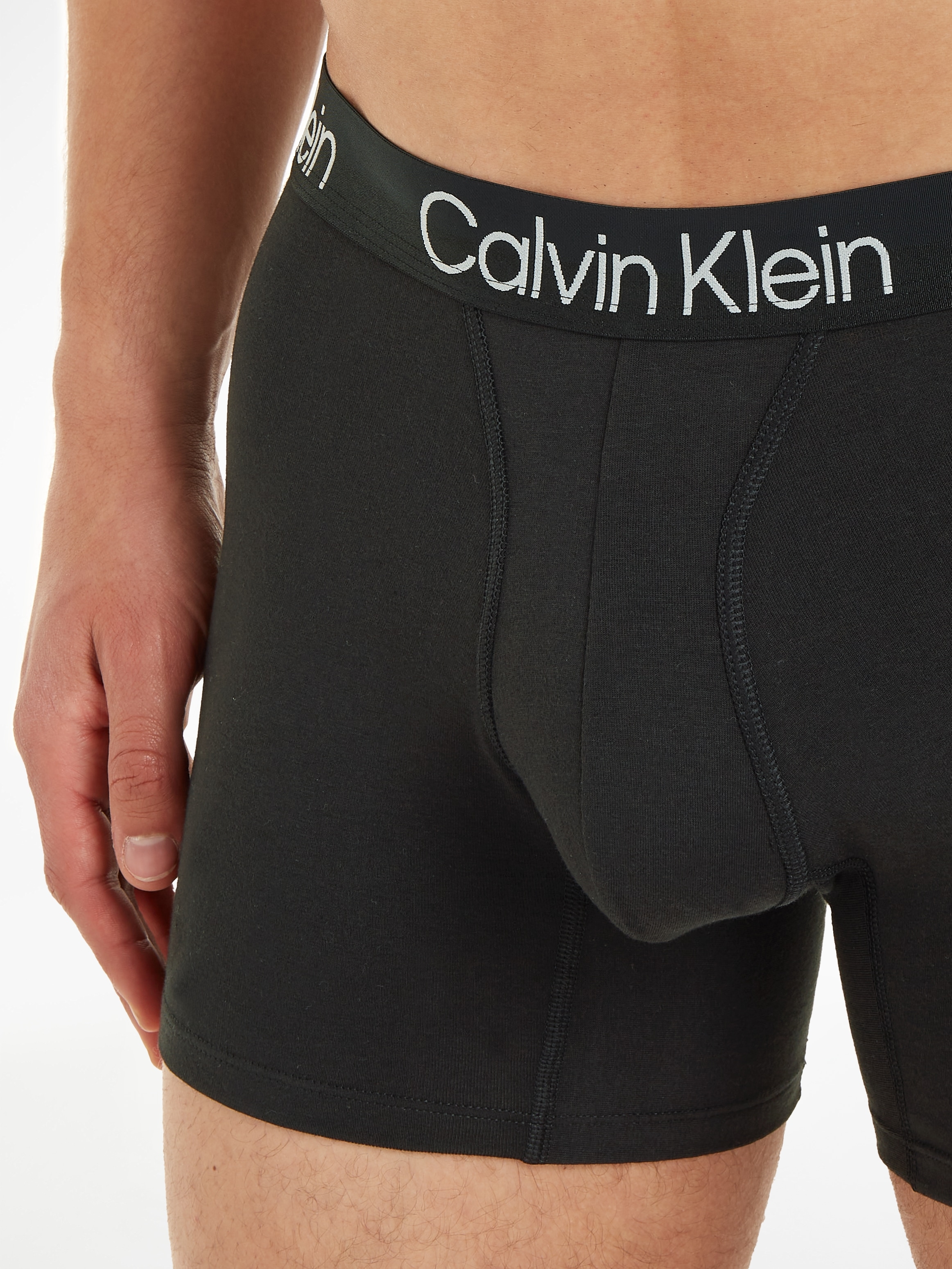 Calvin Klein Underwear Boxer, (Packung, 3 St.), mit Logoschriftzug auf dem Bund