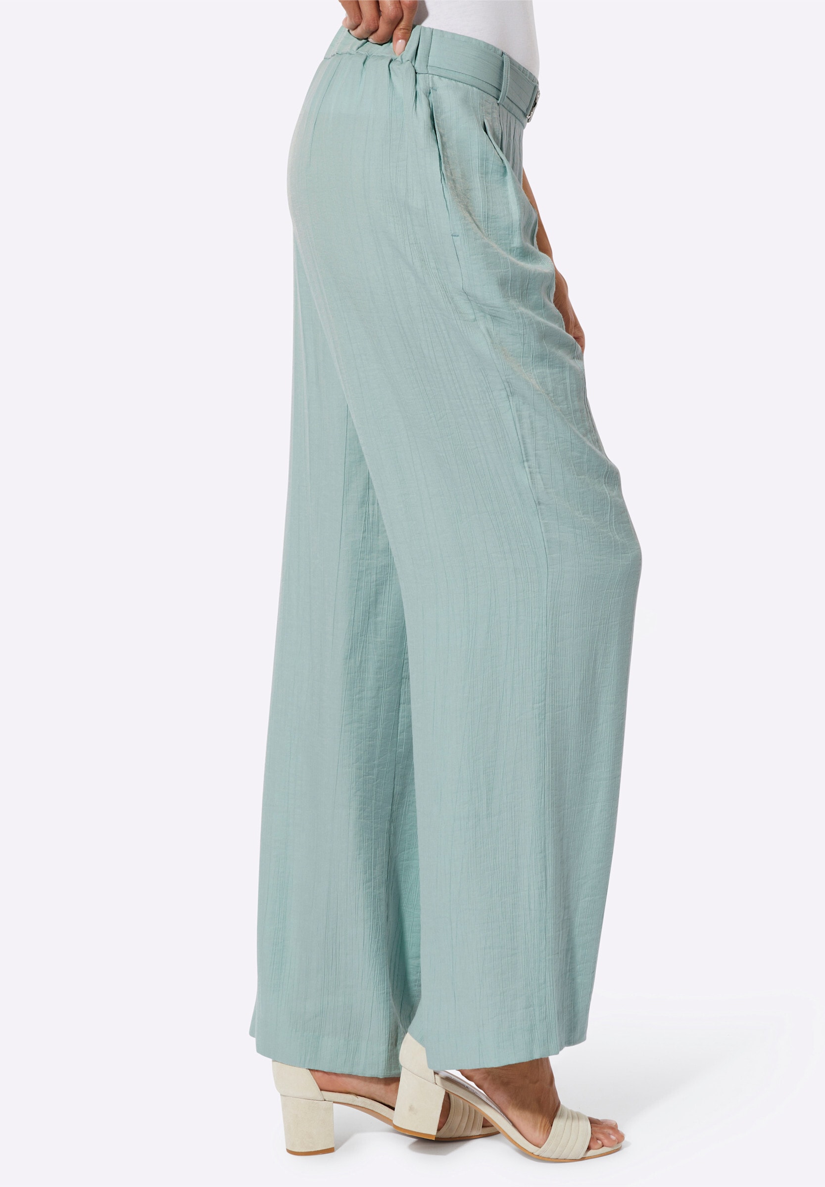 creation L Stoffhose »Hose Schlupfjeans mit modisch weiten Beinen«