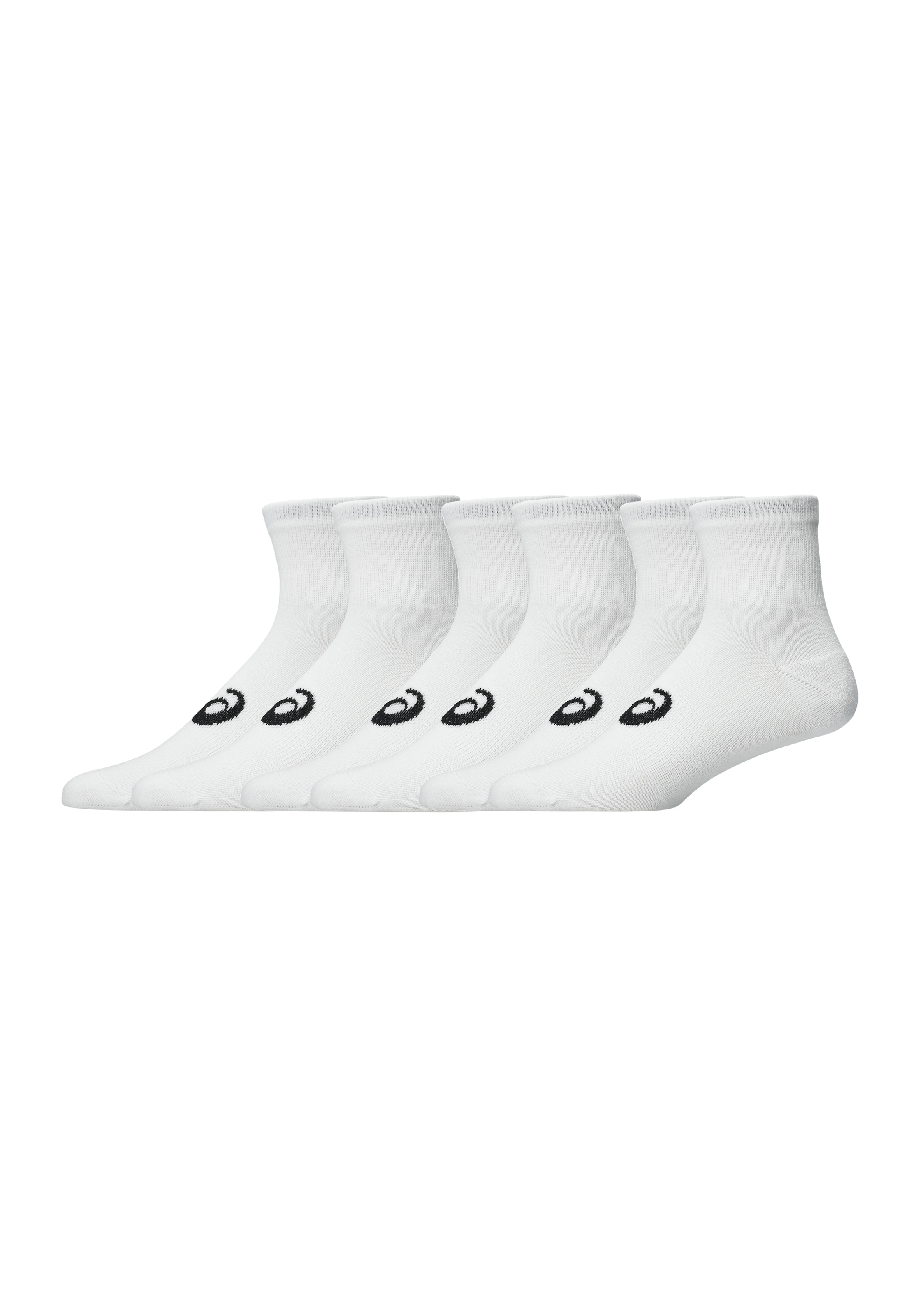 Asics Sportsocken »6 PACK QUARTER SOCK« für Erwachsene, dämpfende Wirkung, mit Mesh-Knit-Gewebe