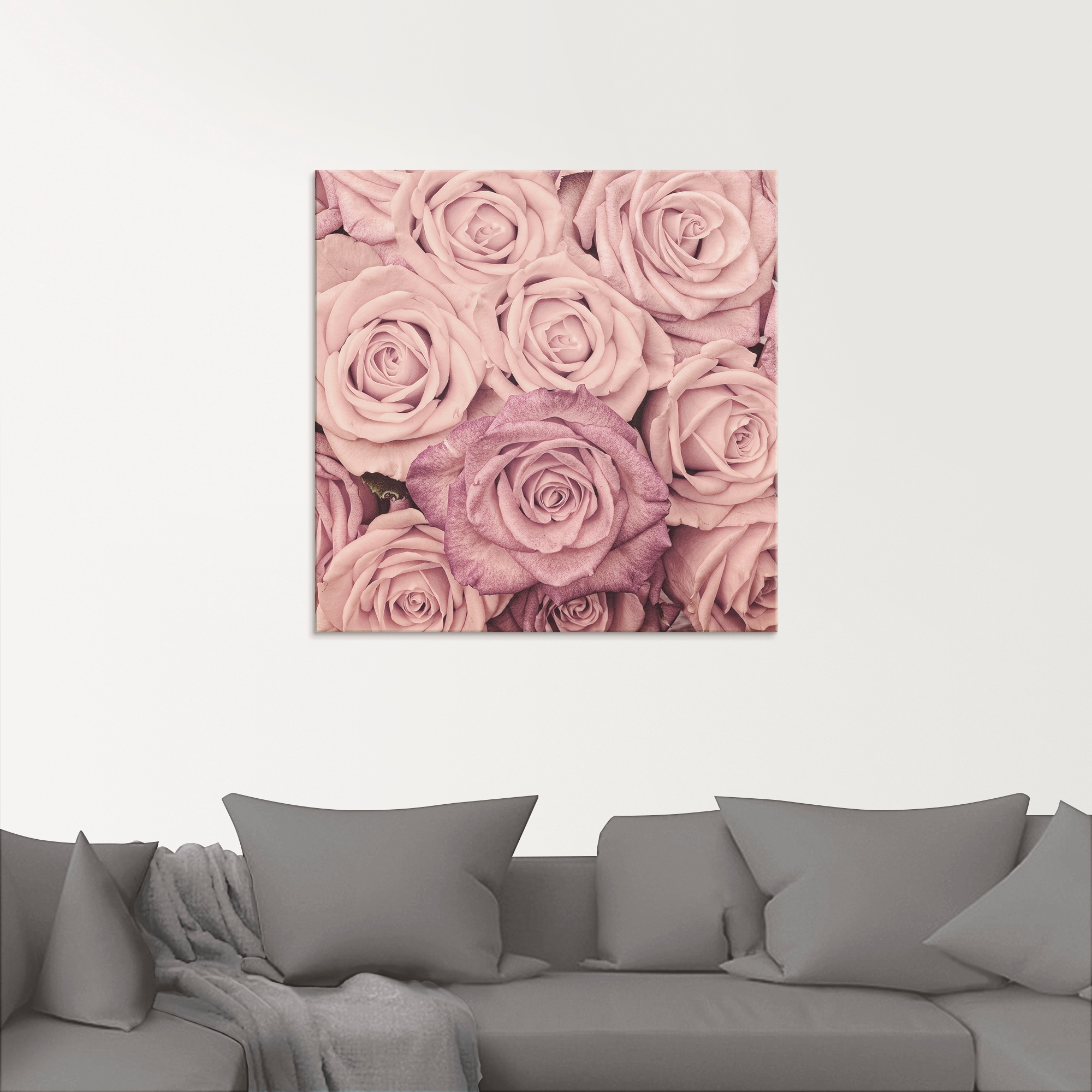Artland Glasbild »Rosen«, Blumen, (1 St.), in verschiedenen Größen