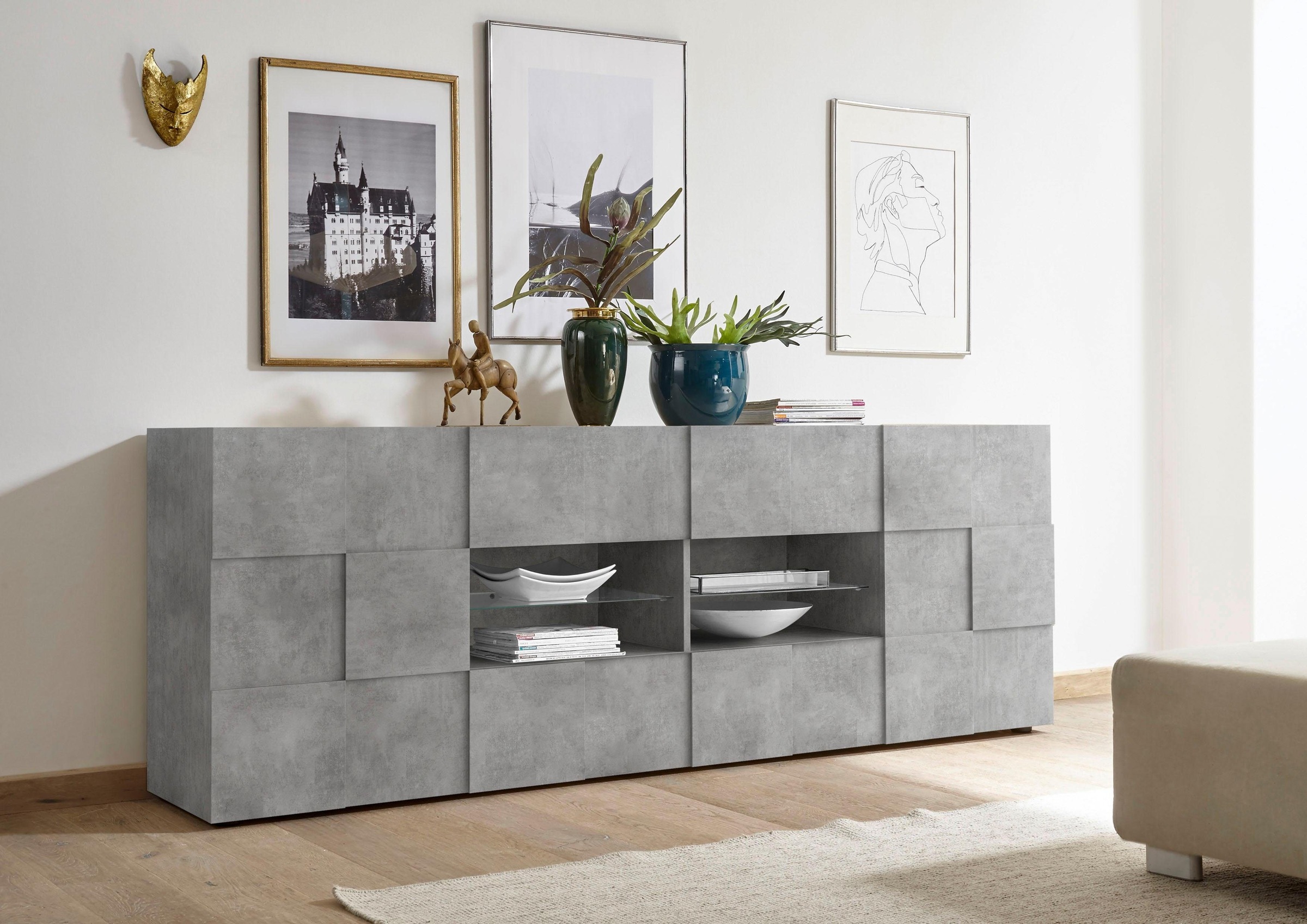 LC Sideboard »Dama«, Breite 241 cm