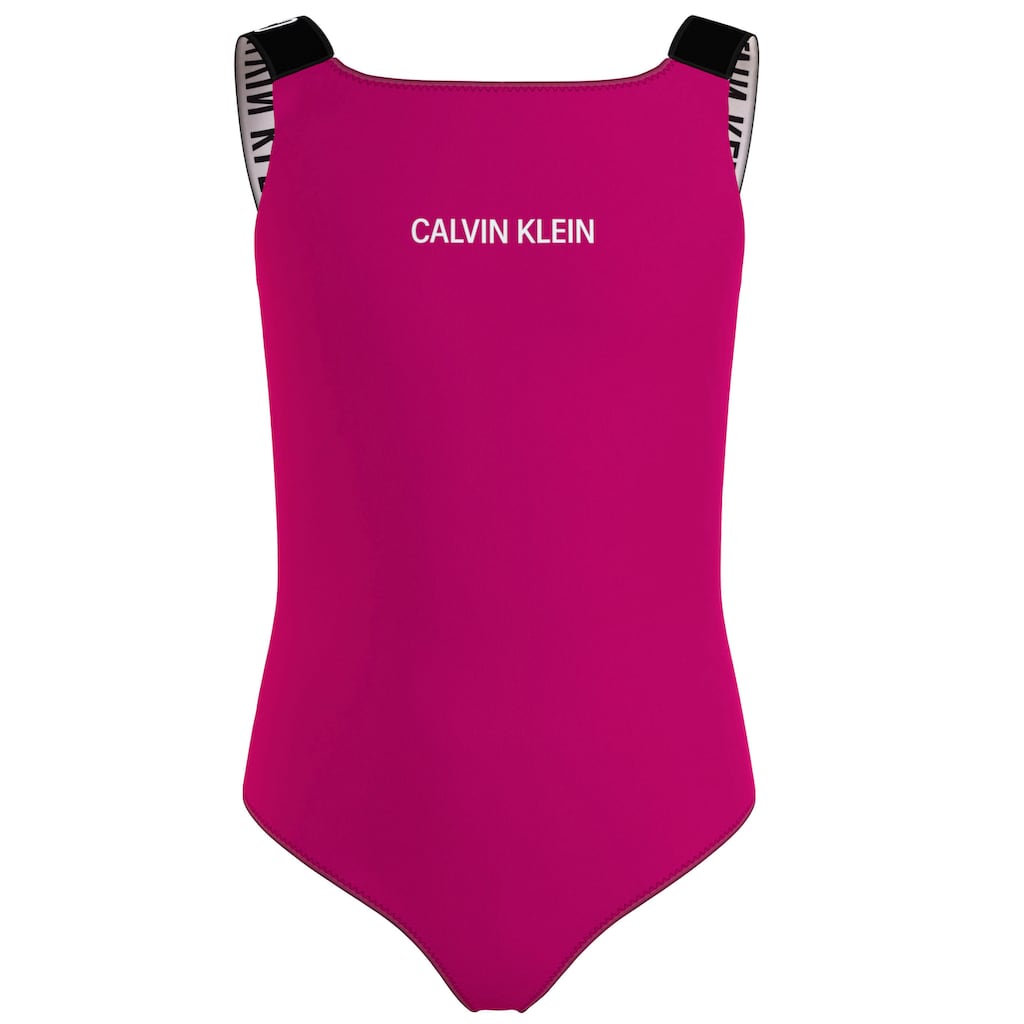 Calvin Klein Swimwear Badeanzug, mit Logoschriftzug auf der Brust