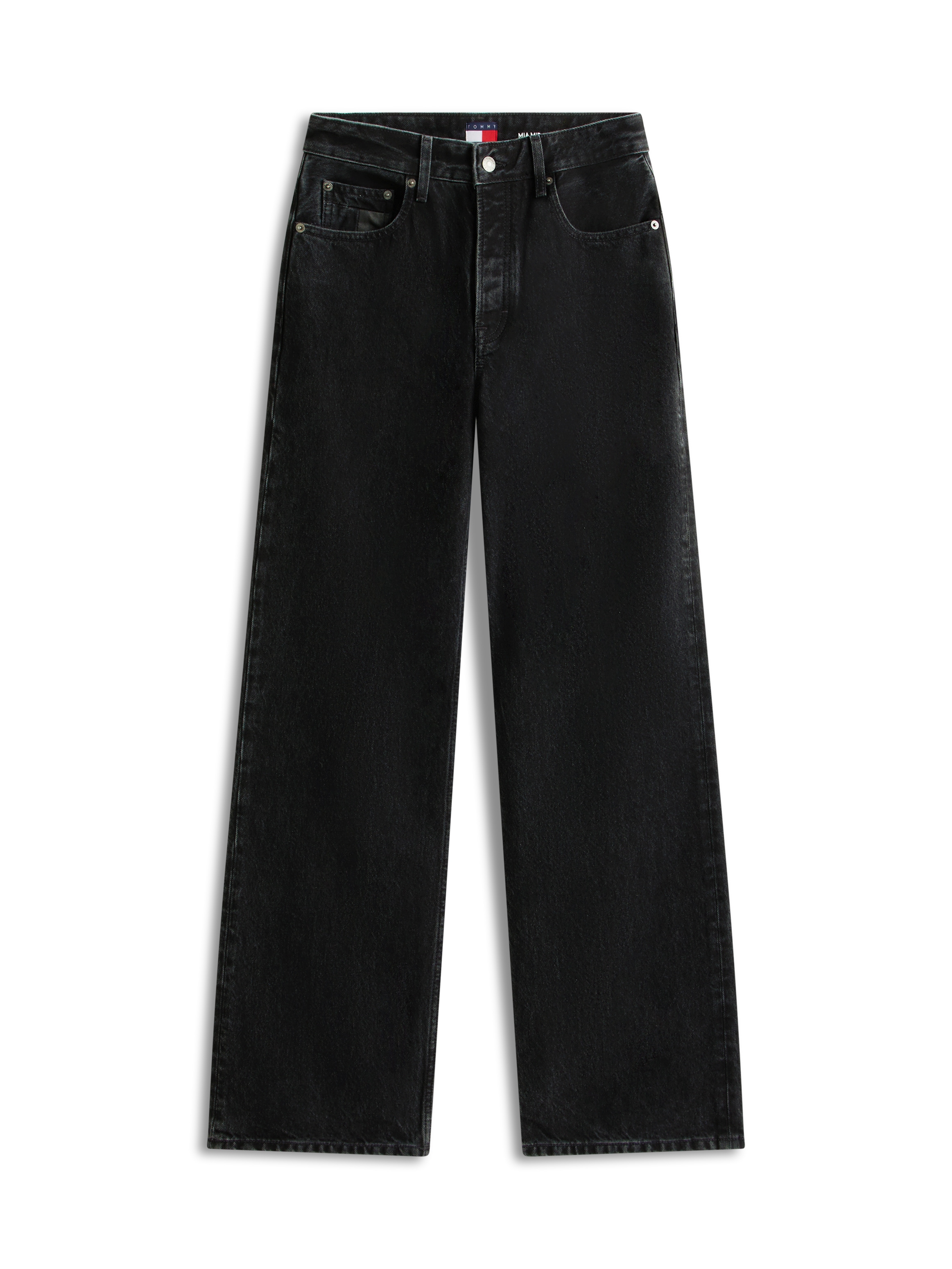 Tommy Jeans Relax-fit-Jeans »MIA MR RLXD STR« in blauer Waschung, mit Hammerschlaufe, Mid Rise
