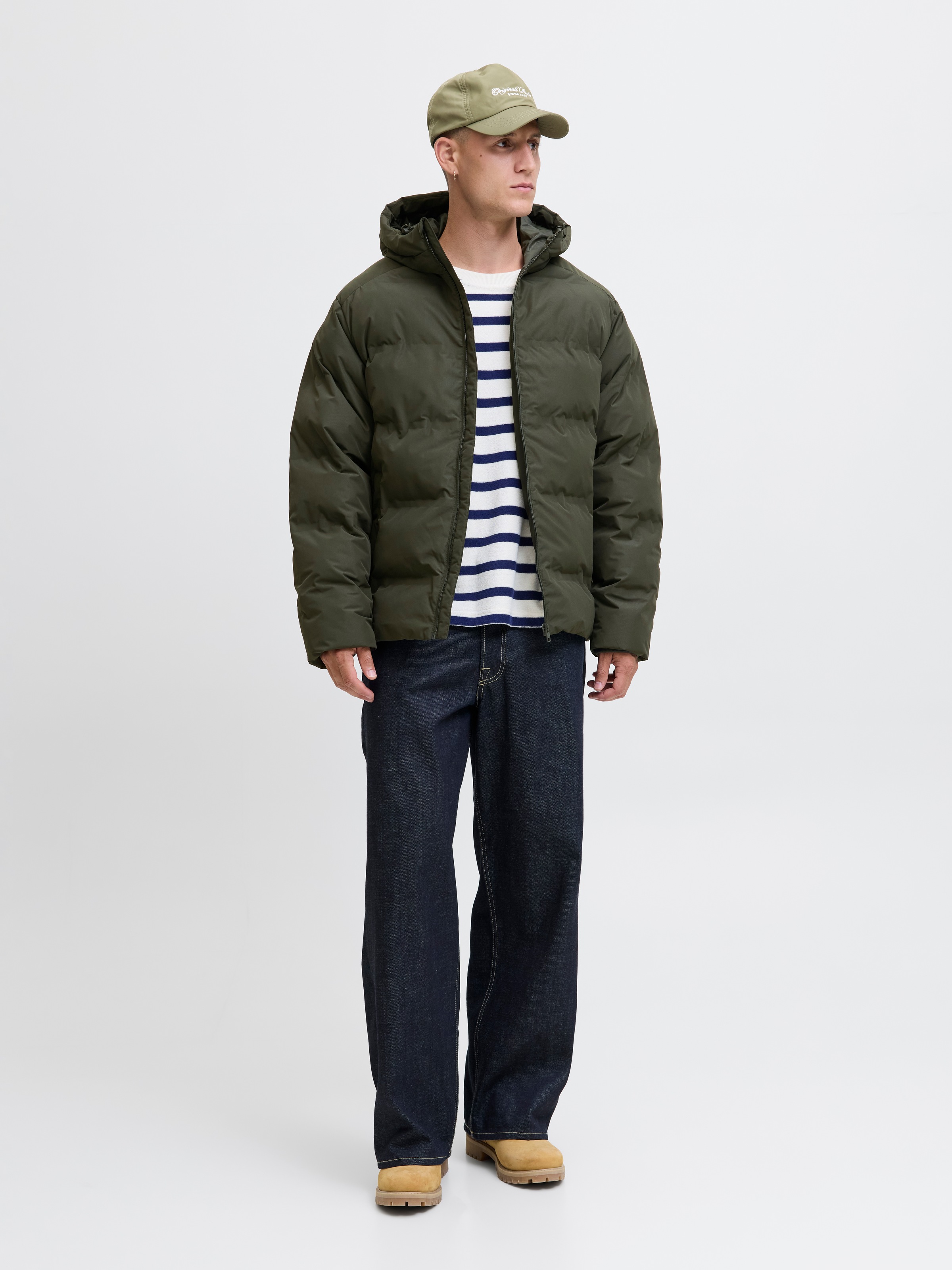 Jack & Jones Steppjacke »JJESOHO PUFFER HOOD SN« mit Kapuze