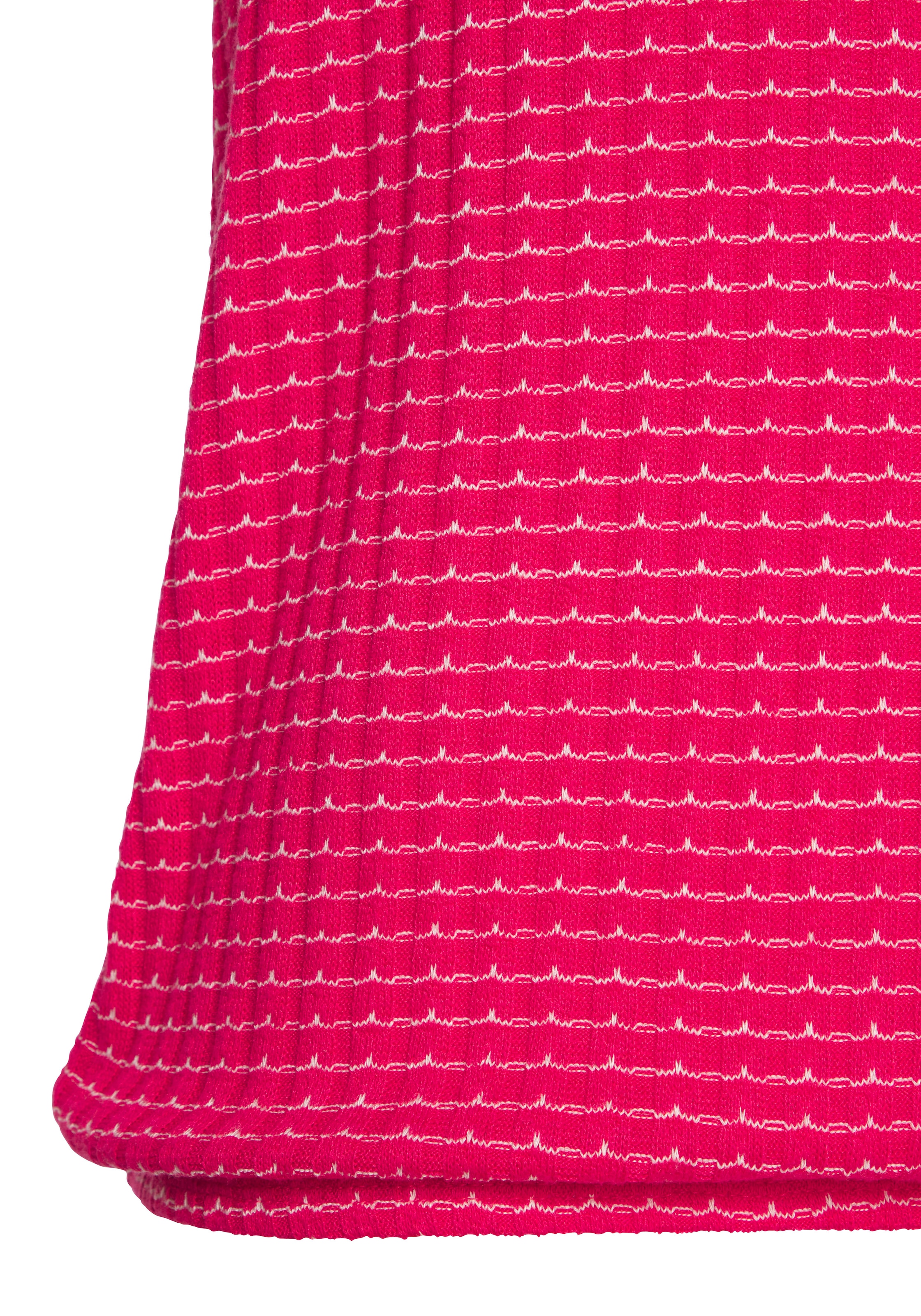 Vivance Kurzarmshirt »aus strukturierter Strickqualität« mit Gummizug im Bund