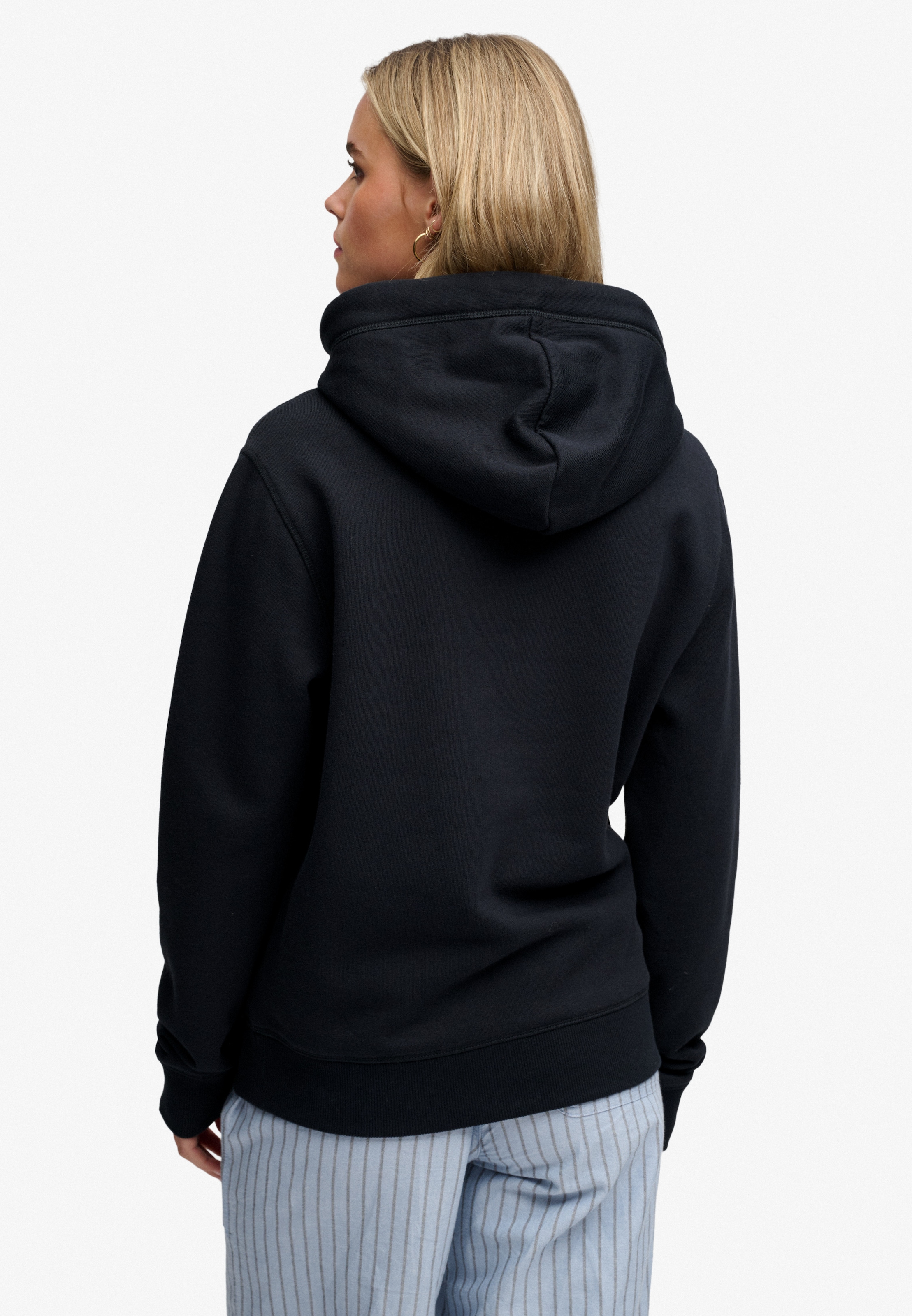 Superdry Kapuzensweatshirt »SIGNATURE EMB HOOD«, Baumwollmischung, relaxed fit
