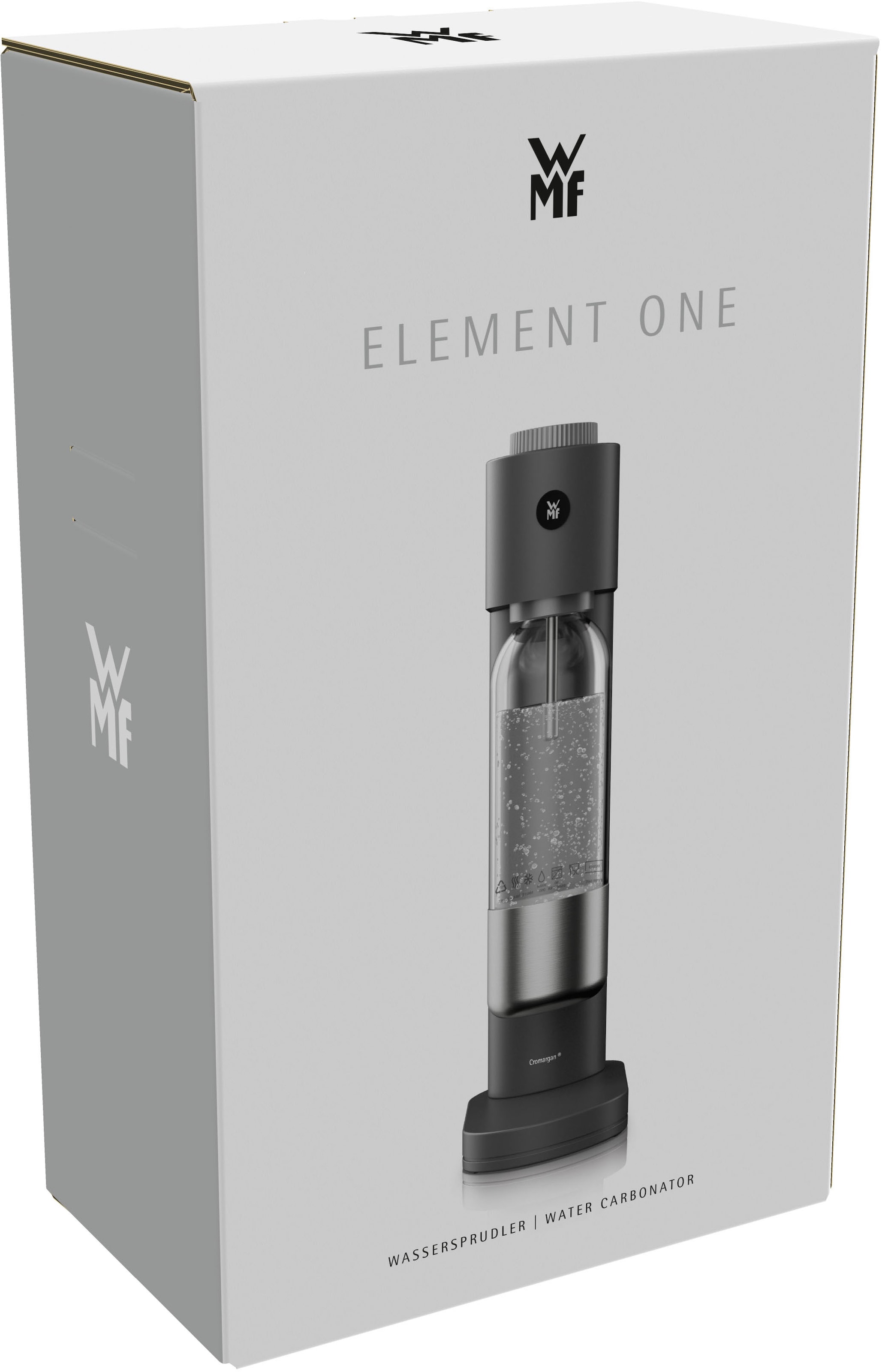 WMF Wassersprudler »Element One« 3 Sprudelgrade, vollautomatisches Sprudeln, Cromargan Edelstahlgehäuse