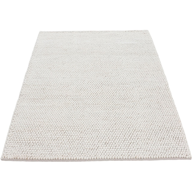 carpetfine Teppich »Calo«, rechteckig, Handweb Teppich, Uni Farben, meliert,  handgewebt, 70% Wolle online bei OTTO