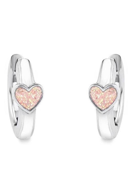Prinzessin Lillifee Paar Creolen »Herzen, 9049219«, mit Emaille