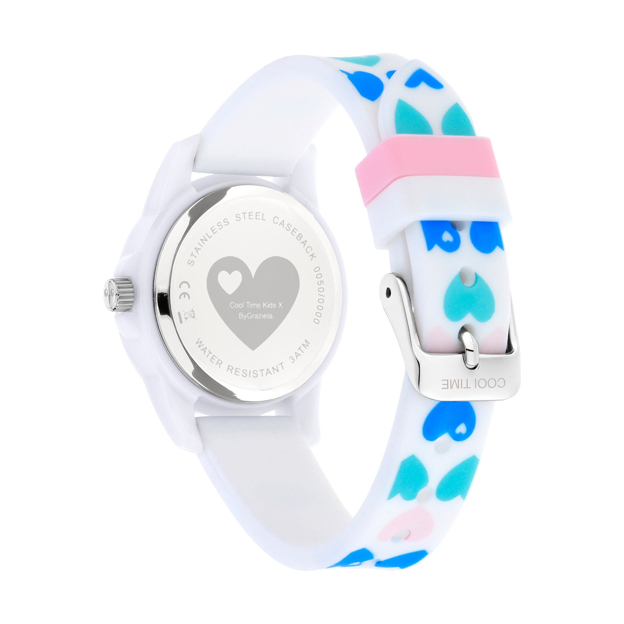 COOL TIME Quarzuhr »CT x by Graziela«, Armbanduhr, Silikonarmband, Kinderuhr, Mädchen, analog