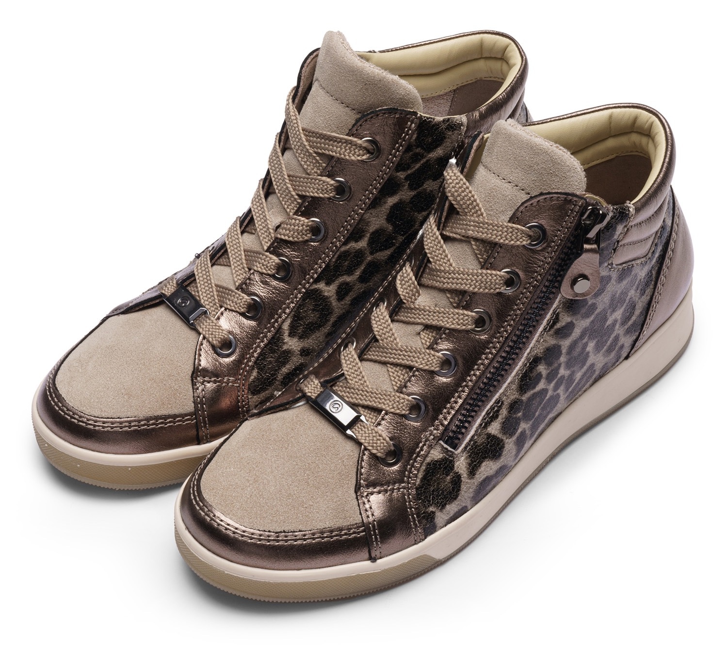 Ara Sneakerboots »ROM«, Hightop Sneaker, Schnürboots in Bequemweite G (= weit)