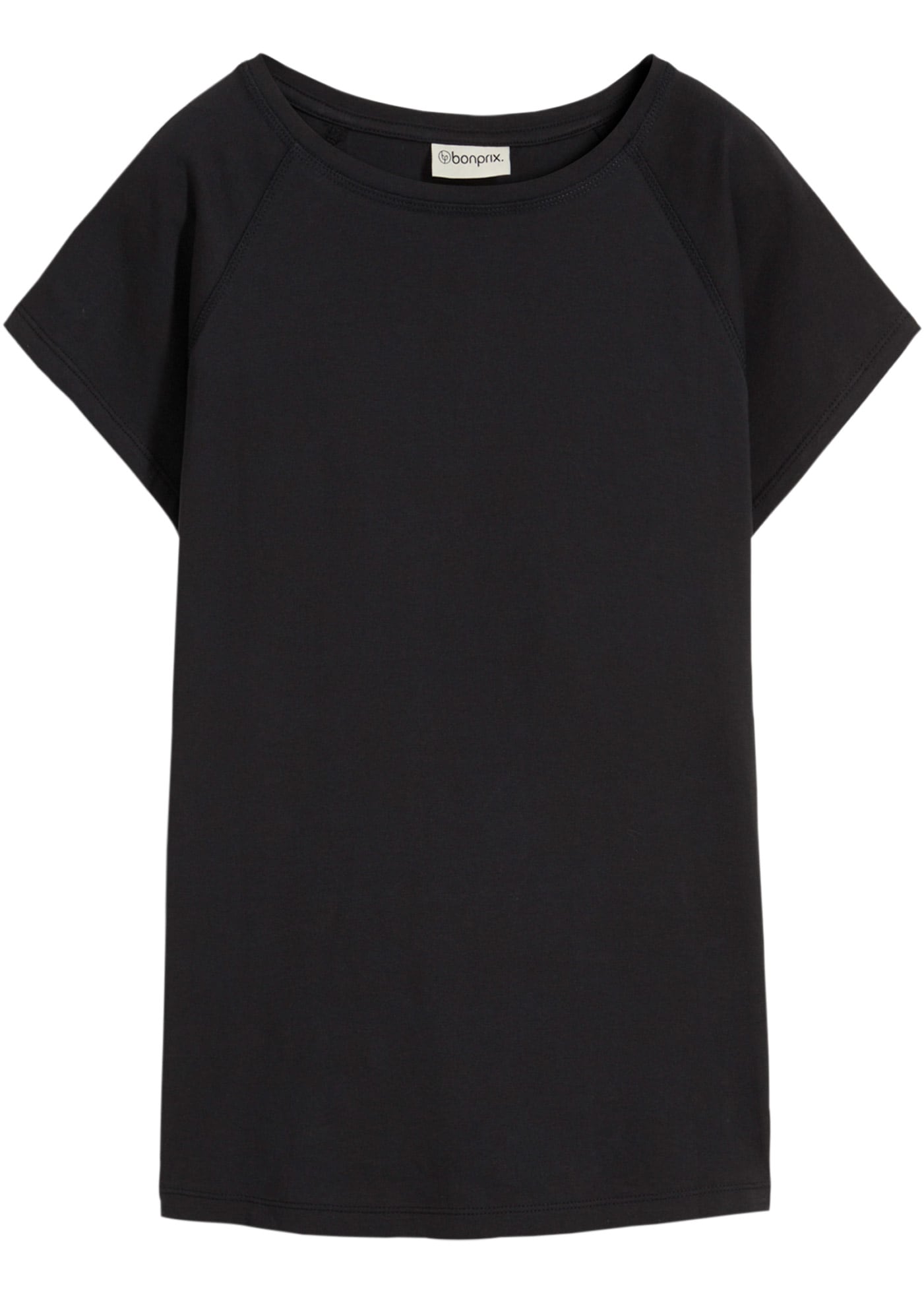 bonprix T-Shirt bequeme Passform, Raglan-Kurzarm, aus Baumwolle