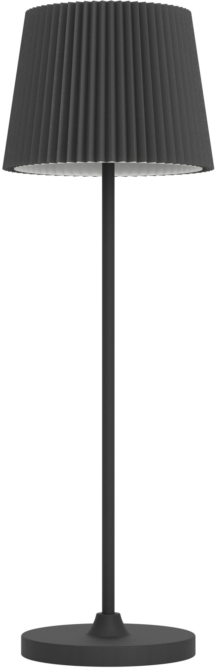 EGLO Tischleuchte »LEONERO Tischlampe - Stahl - LED - 3,8W - IP20« LED-Modul 1 Stk. Neutralweiß | Warmweiß Akku Tischleuchte, Nachttischlampe, kabellos, H37 x Ø11,5 cm