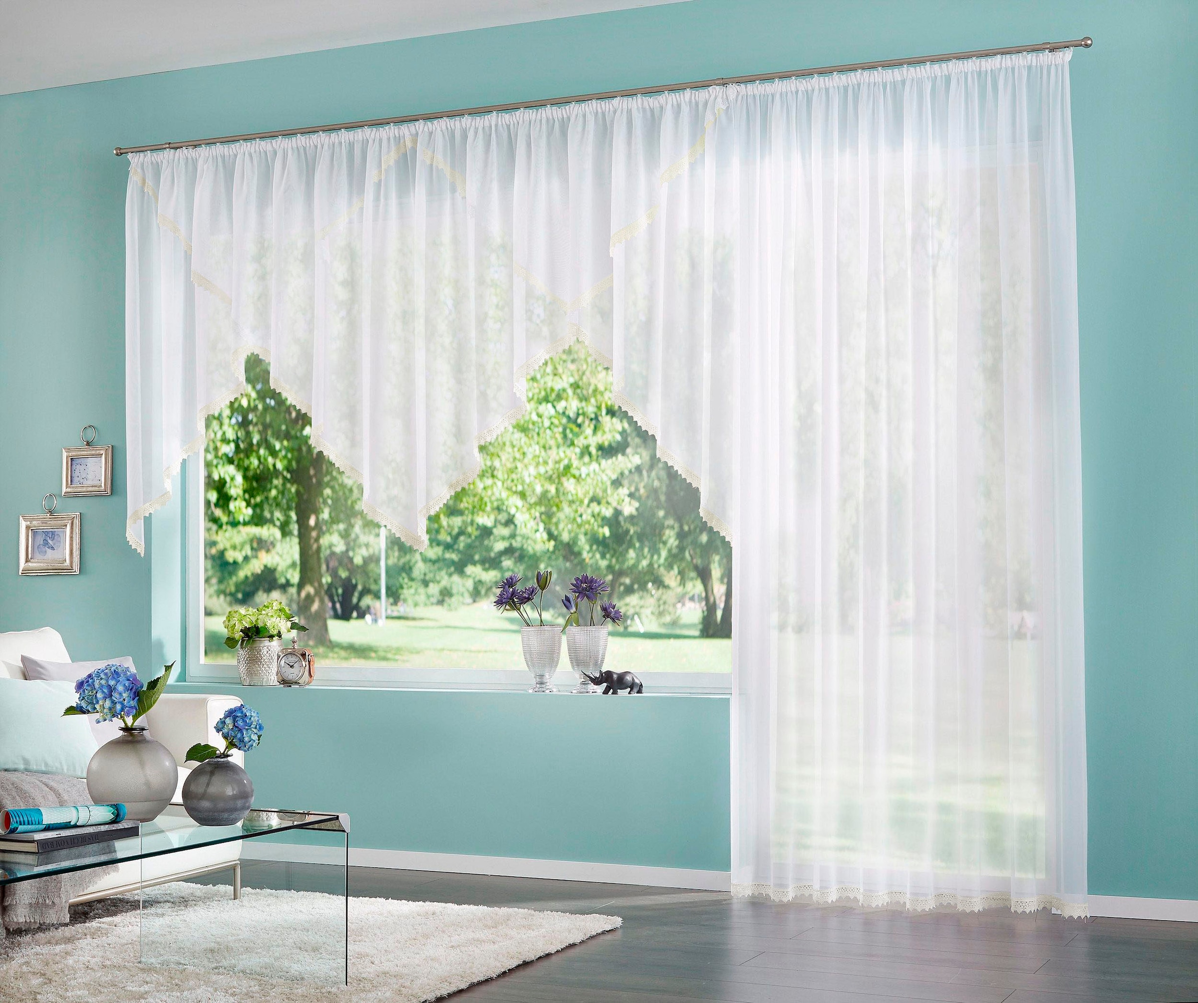 Store, OTTO St.), »Missy«, bei home Vorhang, (1 transparent Fertiggardine, Gardine kaufen my