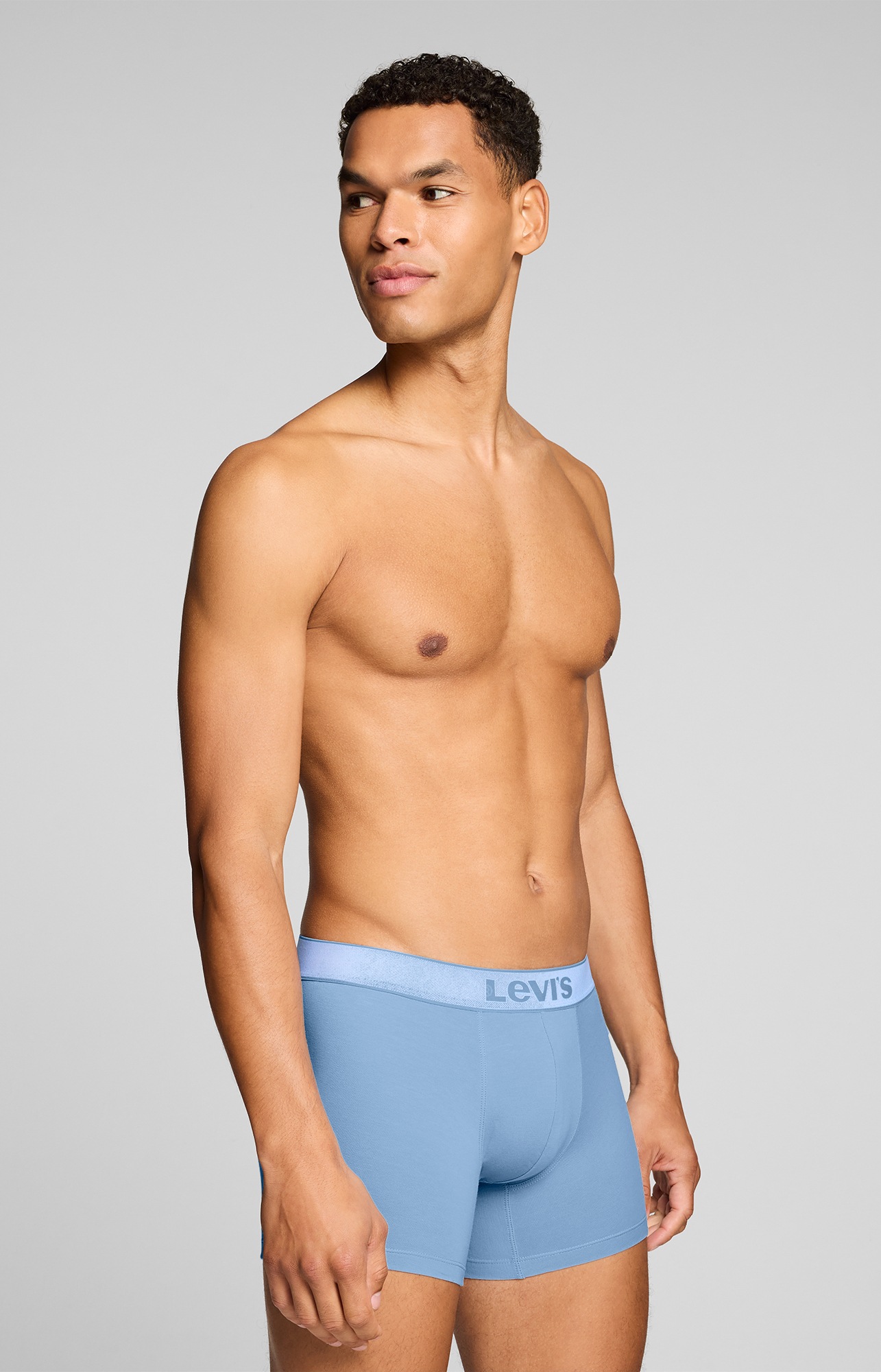 Levi's® Boxershorts »LEVIS MEN TWILL WB BOXER BRIEF 2P« 2er Pack,  ohne Eingriff, Stretchbund