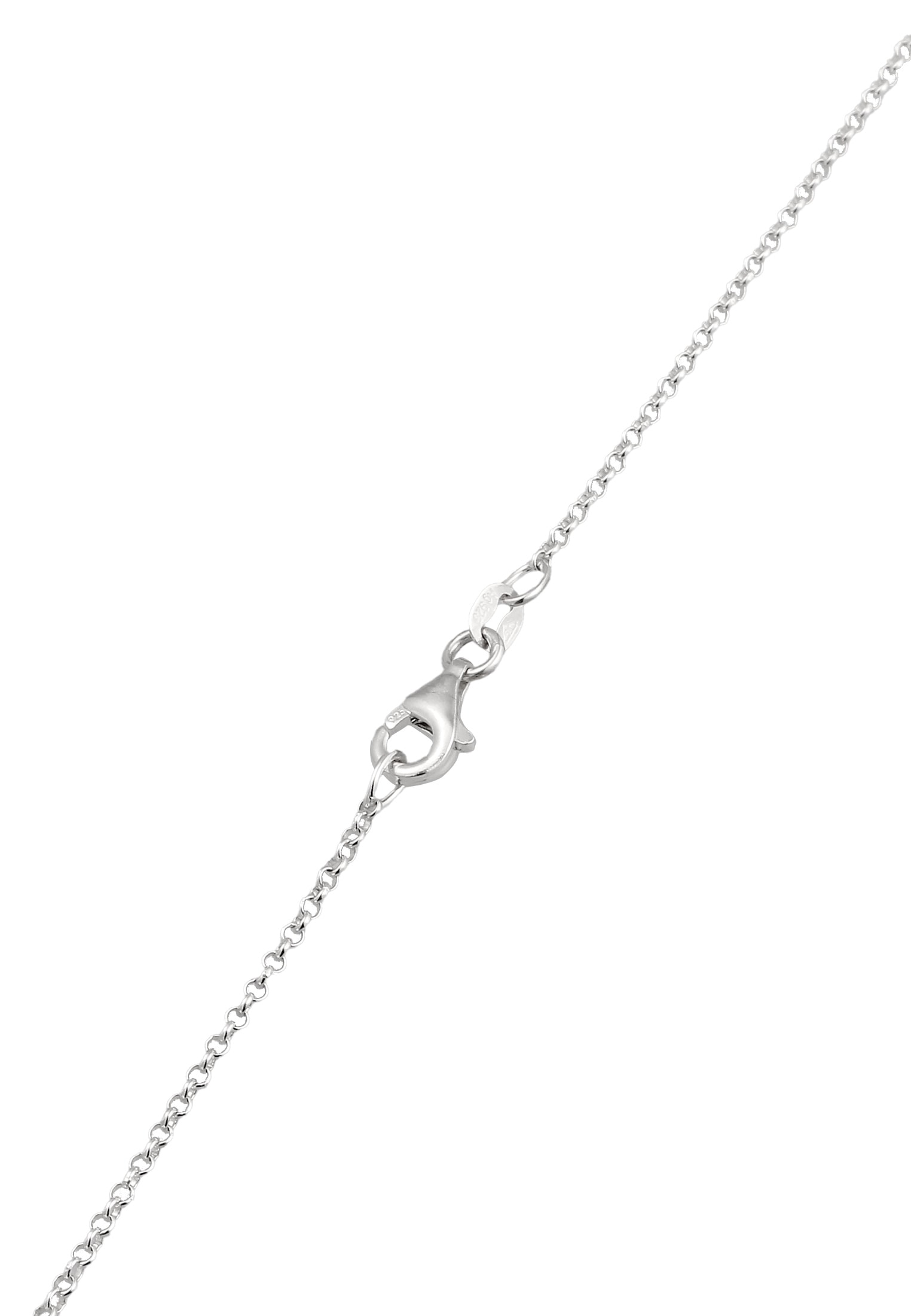 Elli Silberkette »Halskette Zirkonia Tropfen Weiß 925 Sterling Silber«