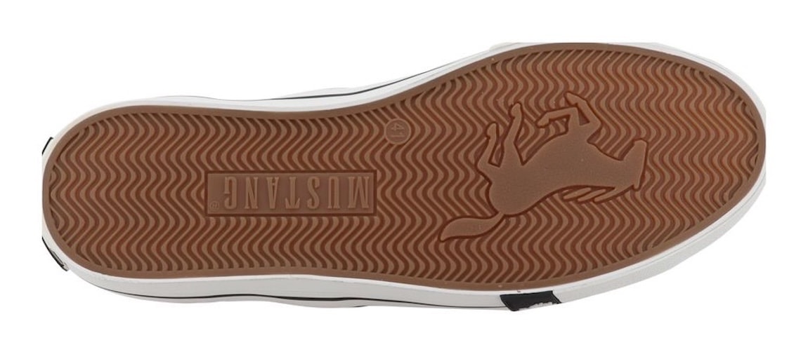 Mustang Shoes Sneaker »Calogero«  Freizeitschuh, Halbschuh, Schnürschuh mit Kontrastbesätzen