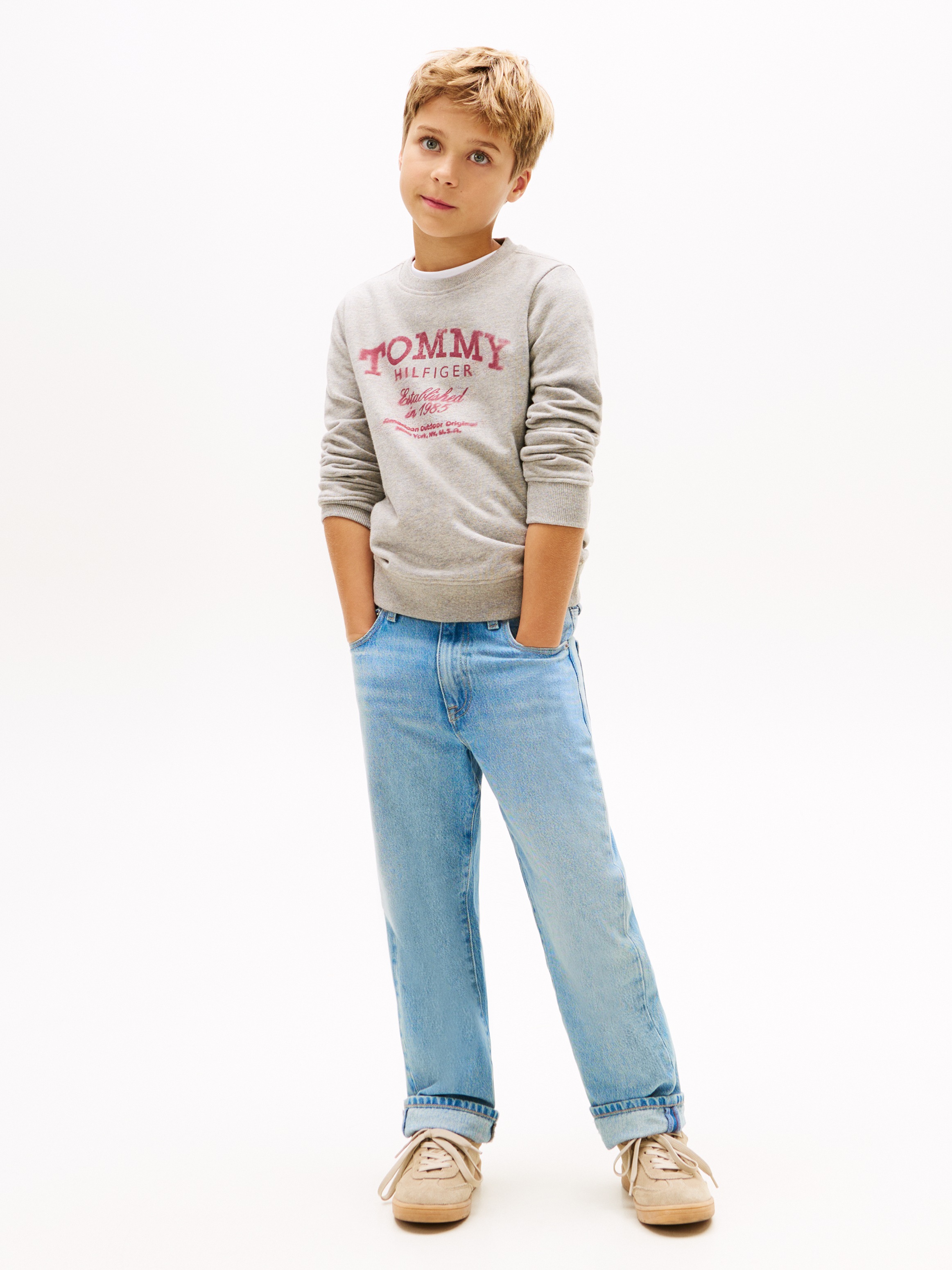 Tommy Hilfiger Sweatshirt , Regular fit, für Kinder bis 16 Jahre
