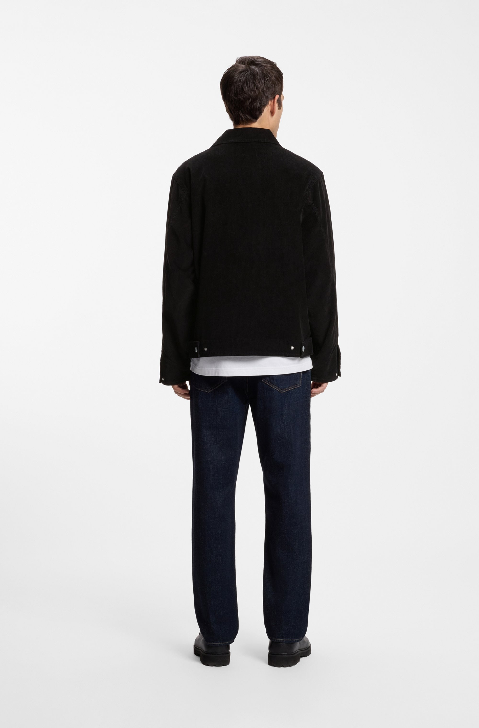 HUGO Cordjacke »Braxton264W1« mit Hemdkragen