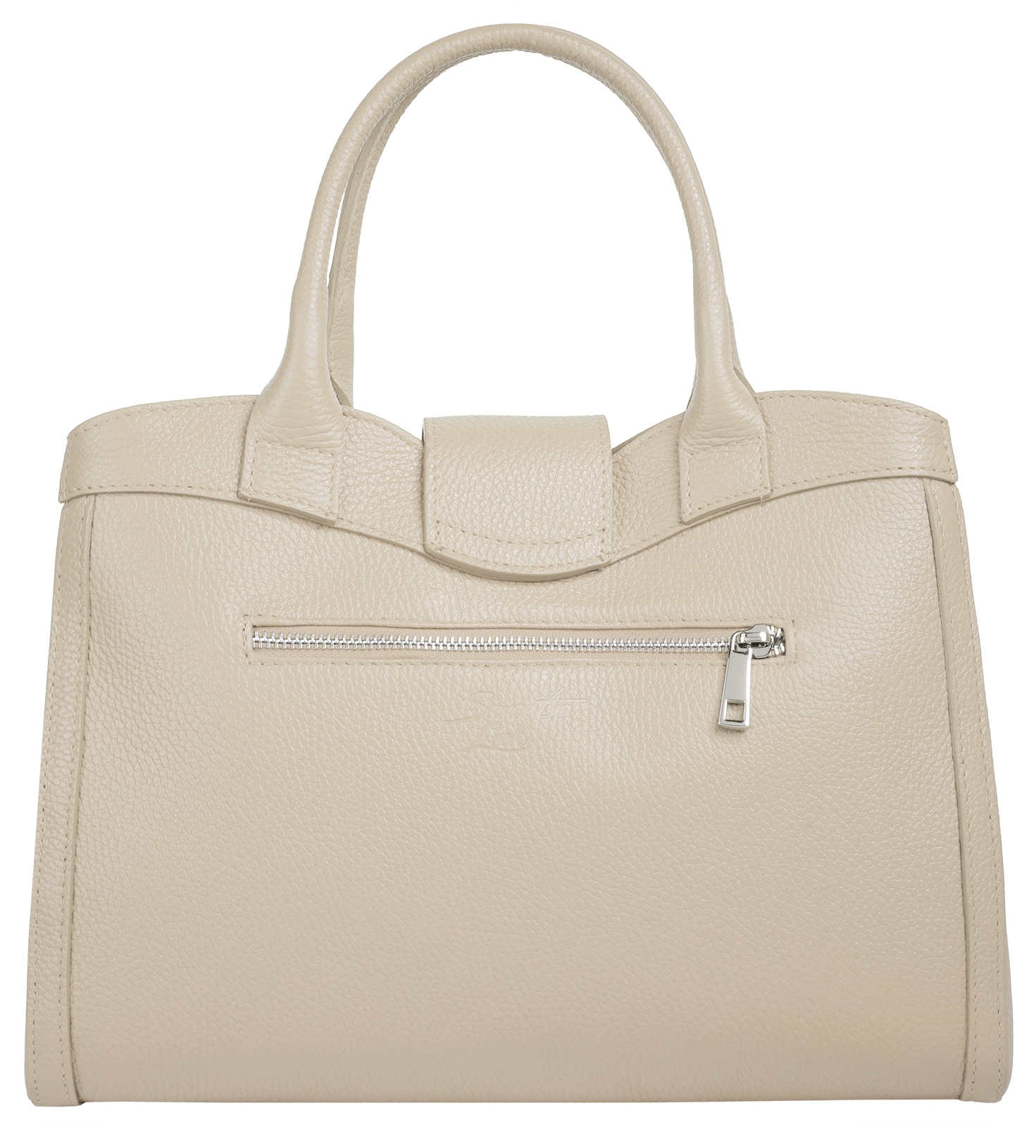 Samantha Look Henkeltasche echt Leder, Made in Italy