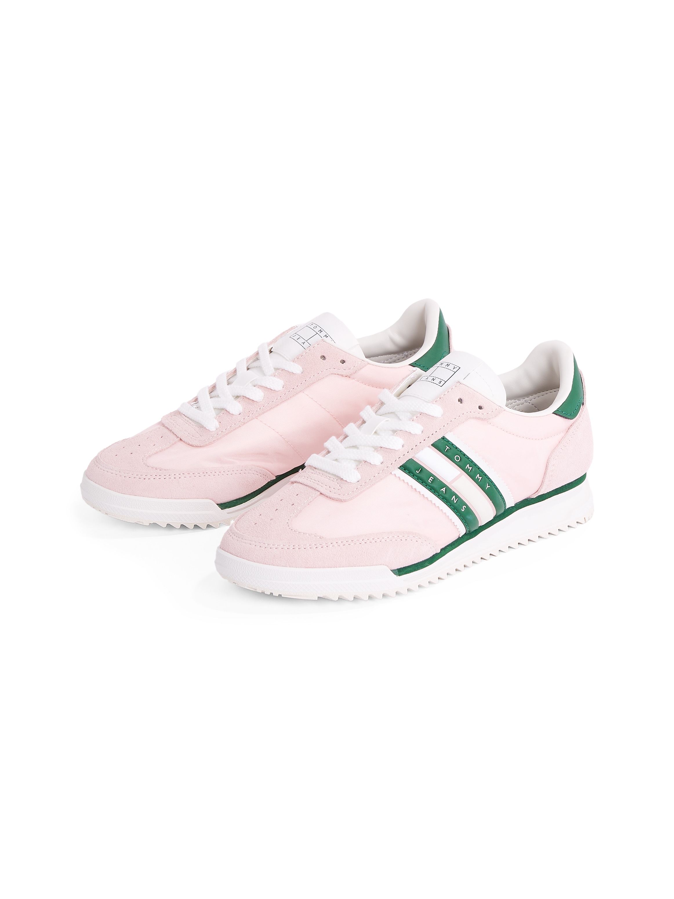 Tommy Jeans Keilsneaker »TJW RETRO RUNNER CLEATED«, Freizeitschuh, Halbschuh, Schnürschuh mit Logoschriftzug