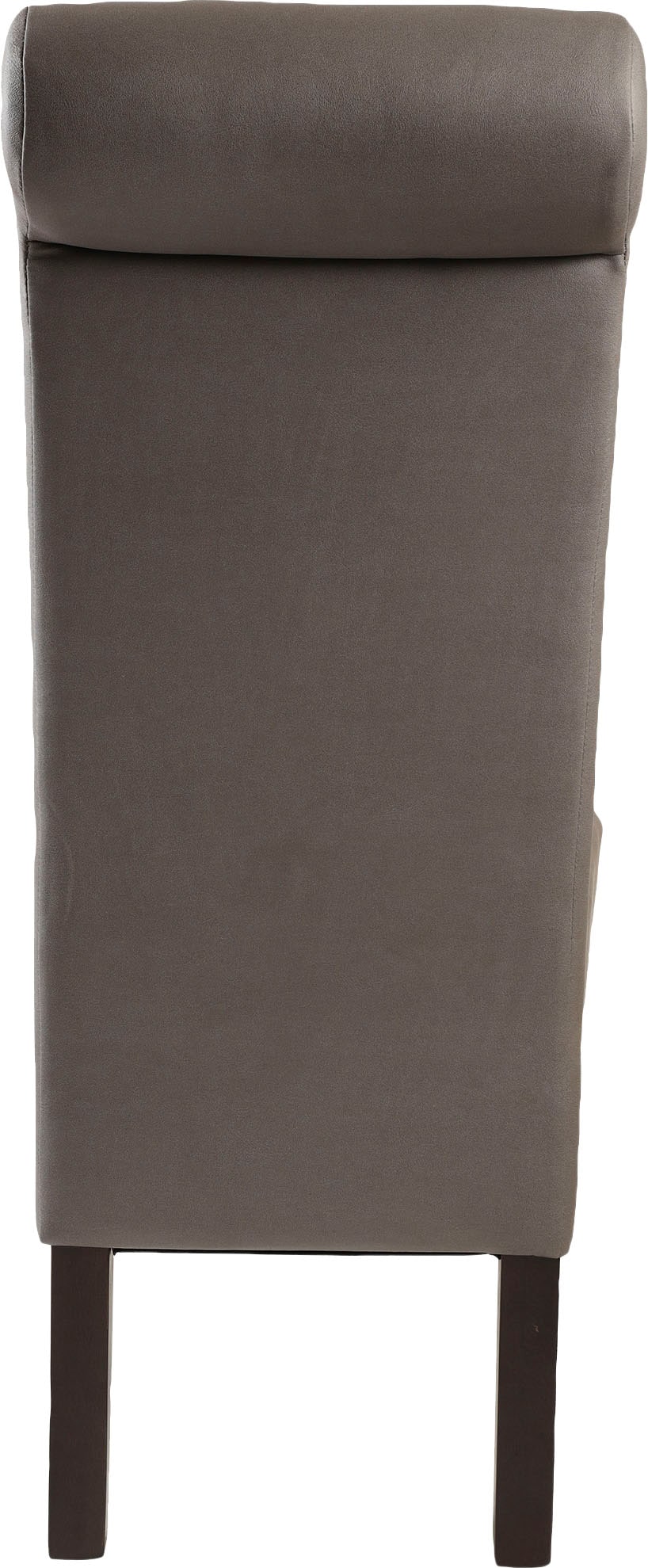 Home affaire 4-Fußstuhl »Rito«, (Set), 2 St., Microfaser, Gestell Buche natur oder wenge lackiert