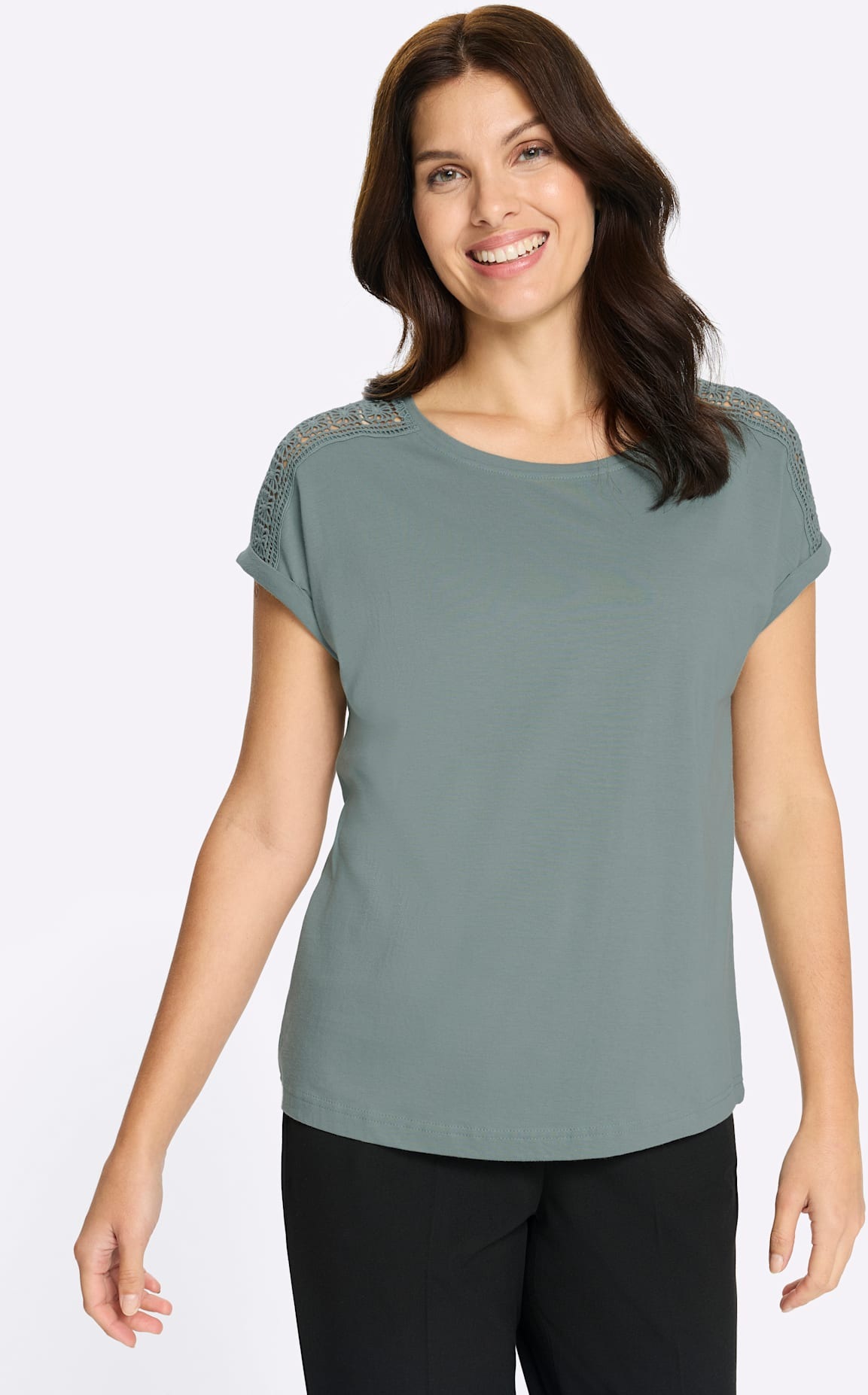 Classic Basics Rundhalsshirt »Rundhals-Shirt« 1 tlg.