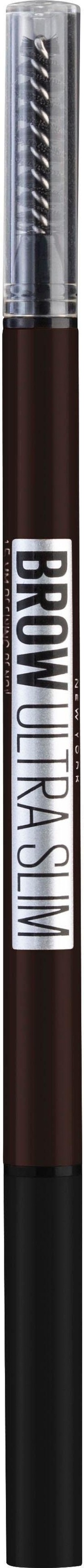 MAYBELLINE NEW YORK Augenbrauen-Stift »Brow Ultra Slim Liner«, mit Farbpigment-Gel