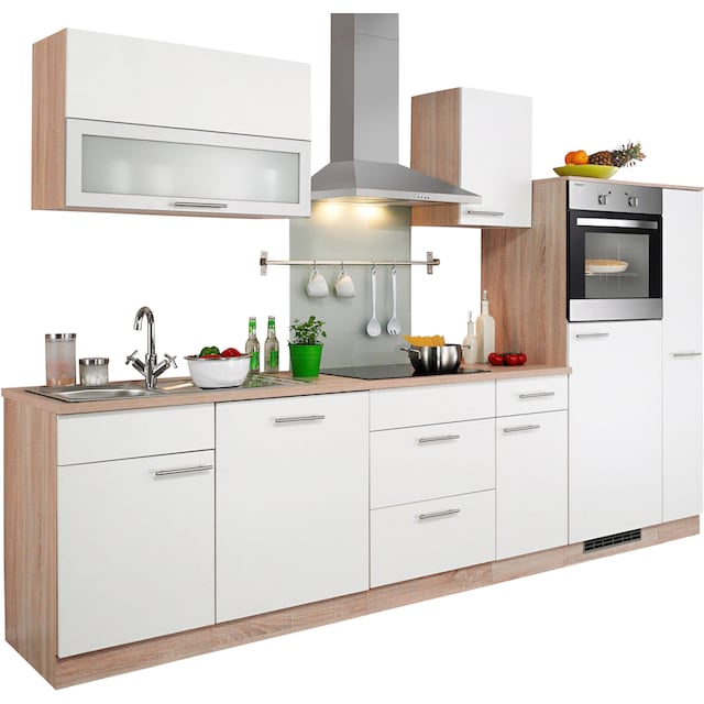 wiho Küchen Küchenzeile »Montana«, mit E-Geräten, Breite 300 cm kaufen im  OTTO Online Shop
