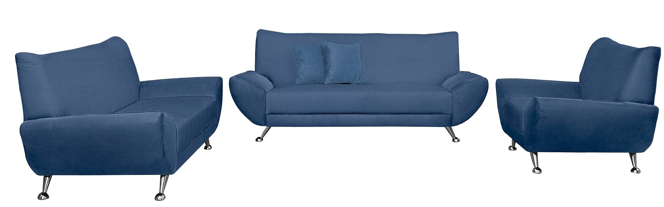 INOSIGN Polstergarnitur »Saltare elegant und komfortabel, toller Fuß als Designelement«, (3 tlg.)