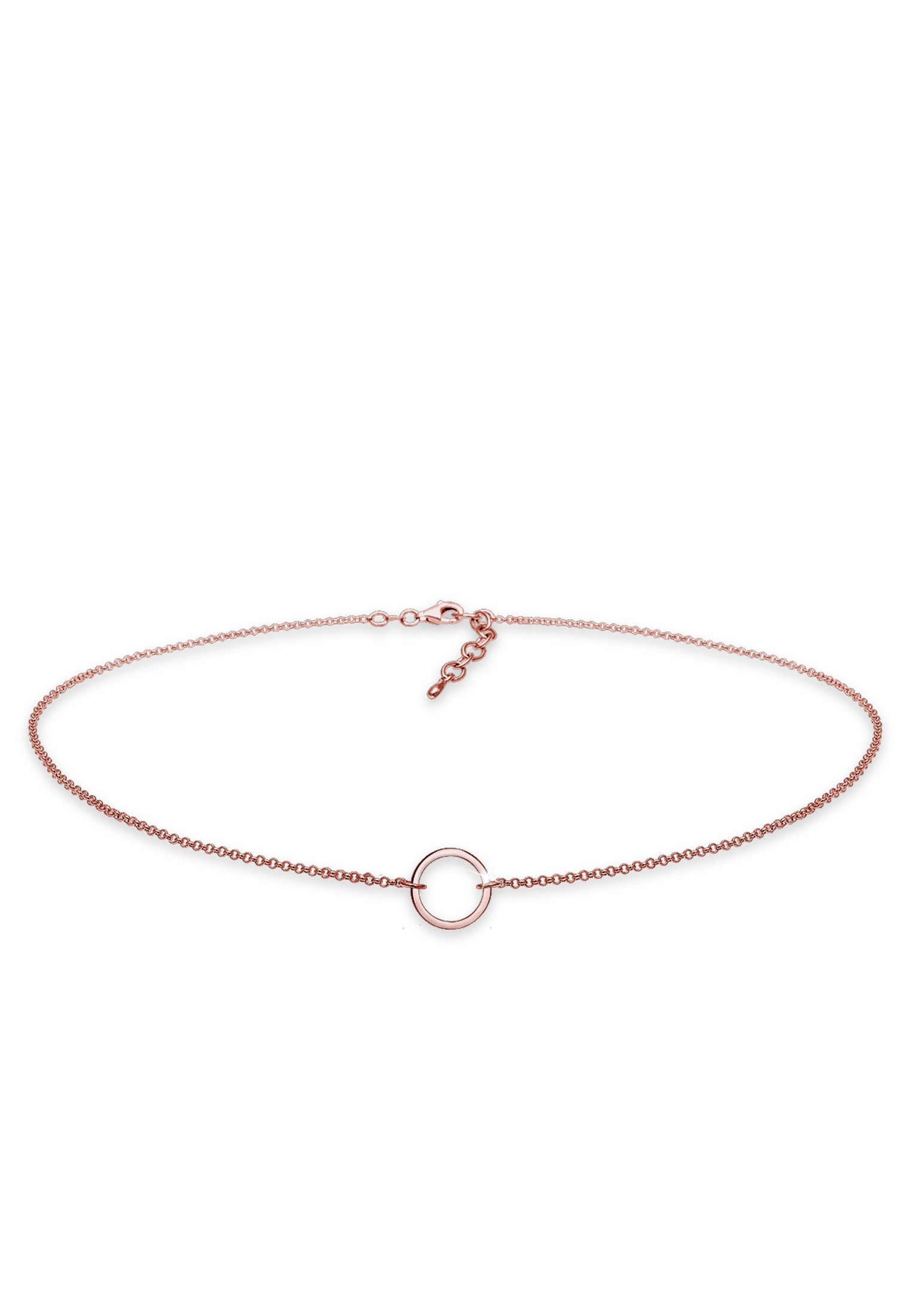 Elli Collierkettchen »Choker Anhänger Kreis Rund 925 Silber«