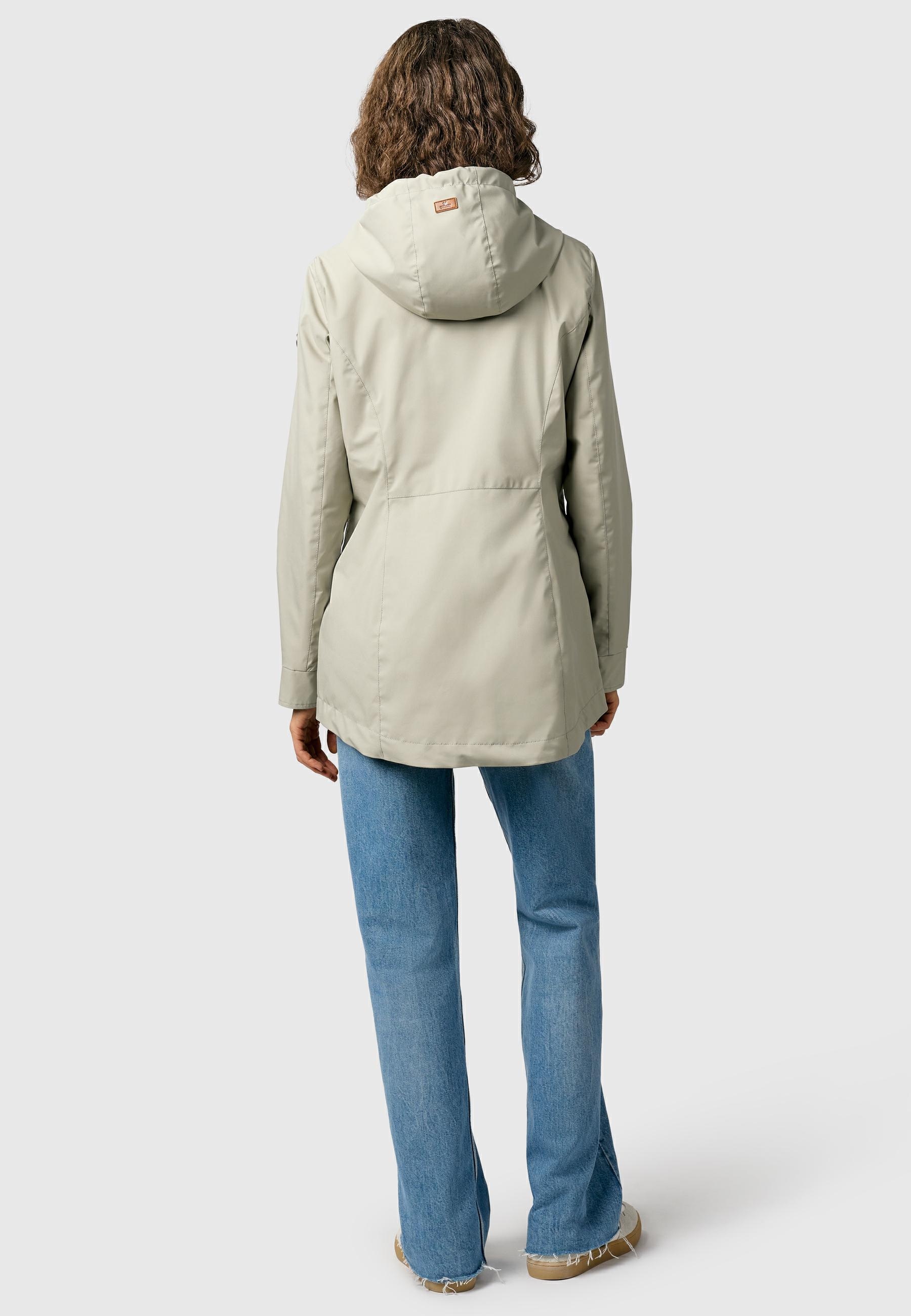 Ragwear Outdoorjacke »Outdoorjacke Alvena Summer YOUMODO« mit Kapuze Wasserdichte und atmungsaktive Übergangsjacke