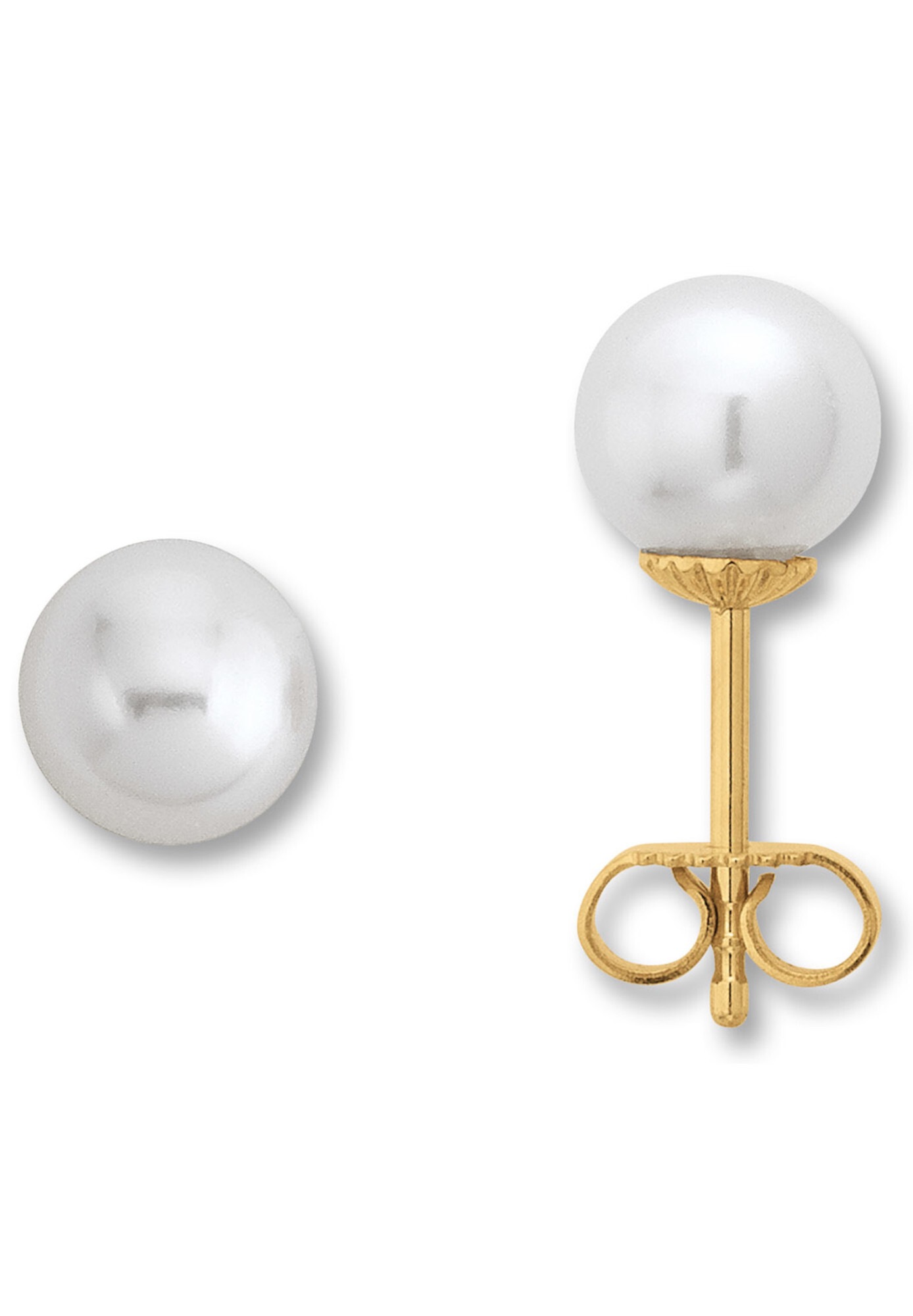 ONE ELEMENT Paar Ohrstecker »Ohrringe  Ohrstecker aus 333 Gelbgold«