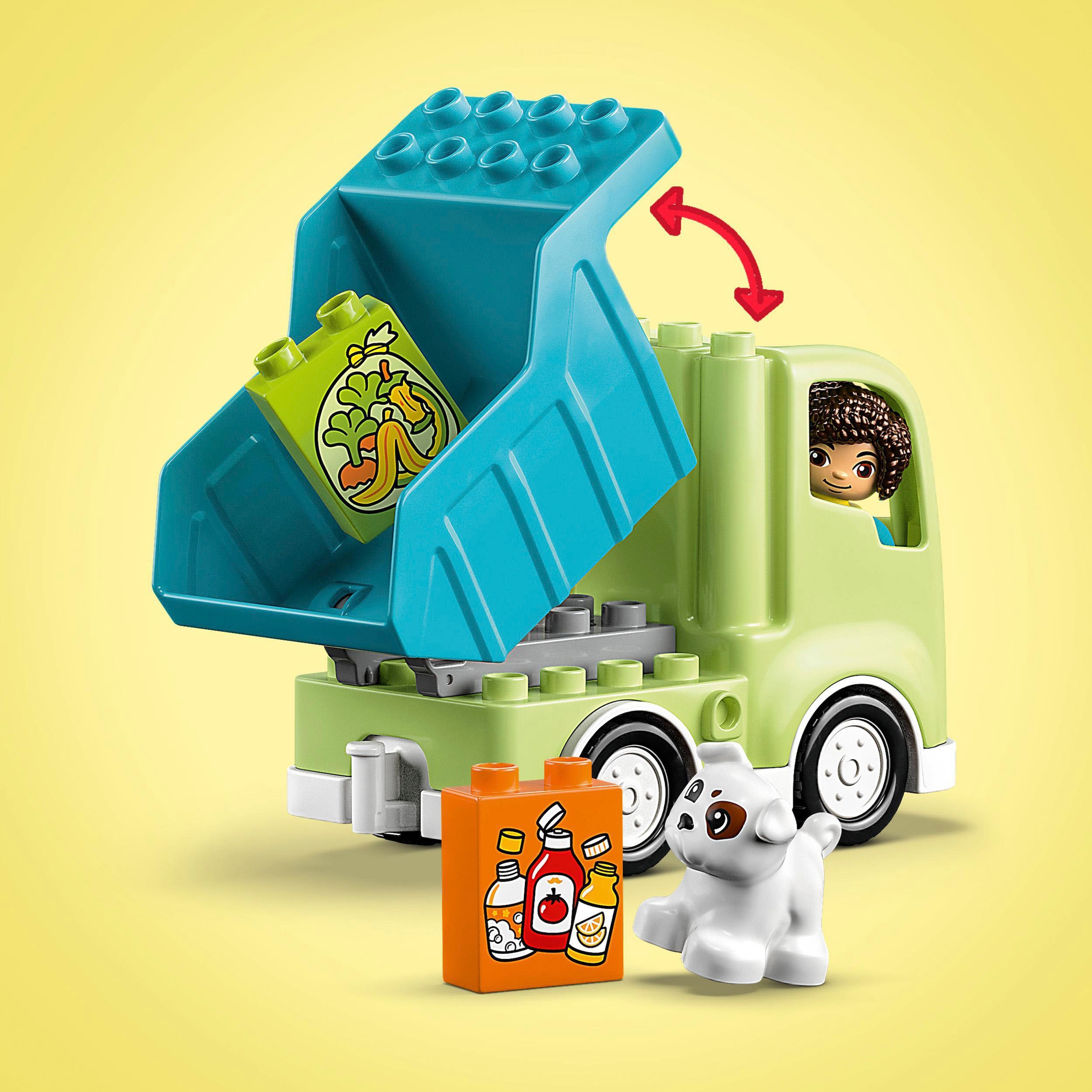 LEGO® Konstruktionsspielsteine »Recycling-LKW (10987), LEGO® DUPLO«, (15 St.),  Made in Europe online kaufen | OTTO