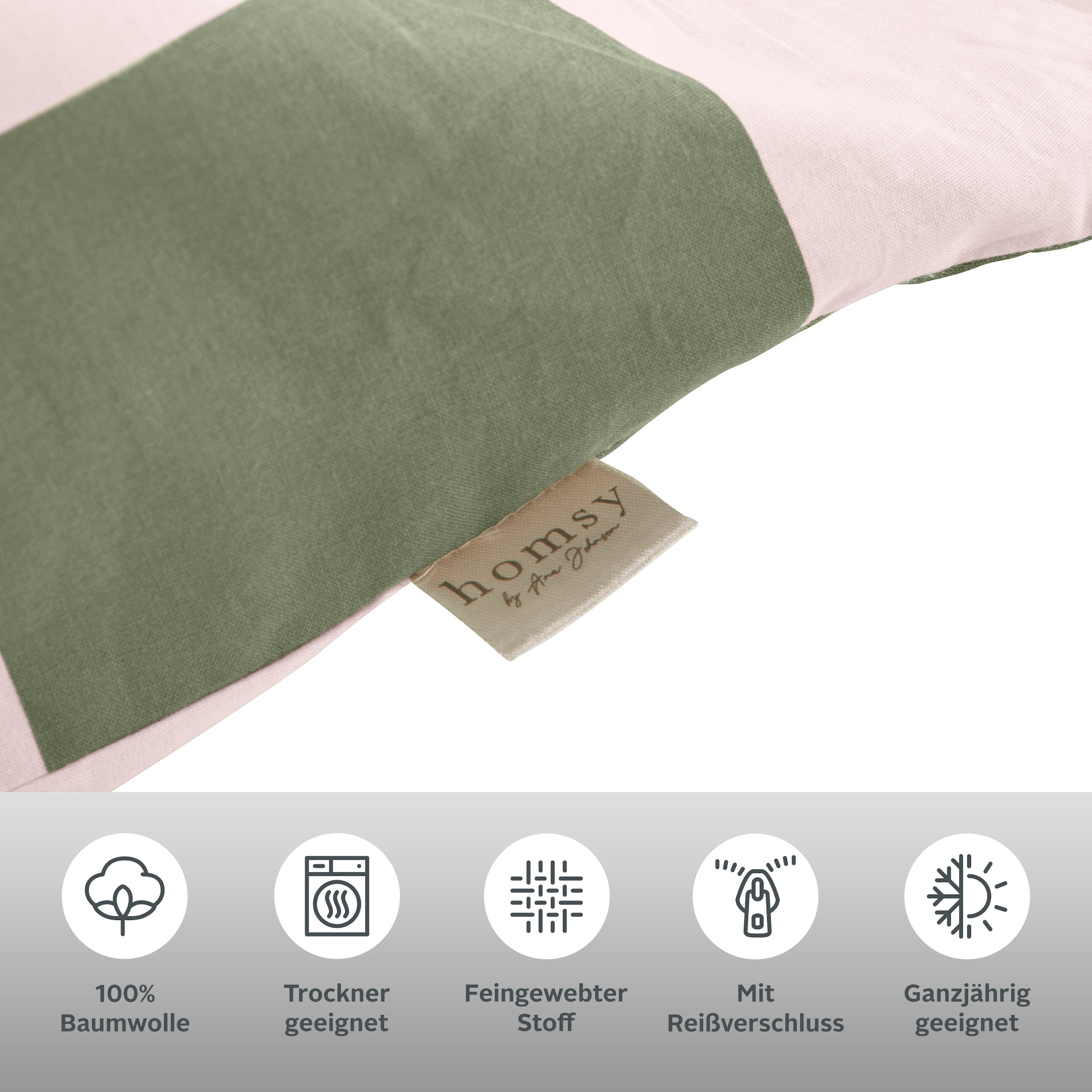 homsy by Ana Johnson Bettwäsche »Chessley« mit coolem Karo-Muster, ab Größe 135x200 cm, by Ana Johnson