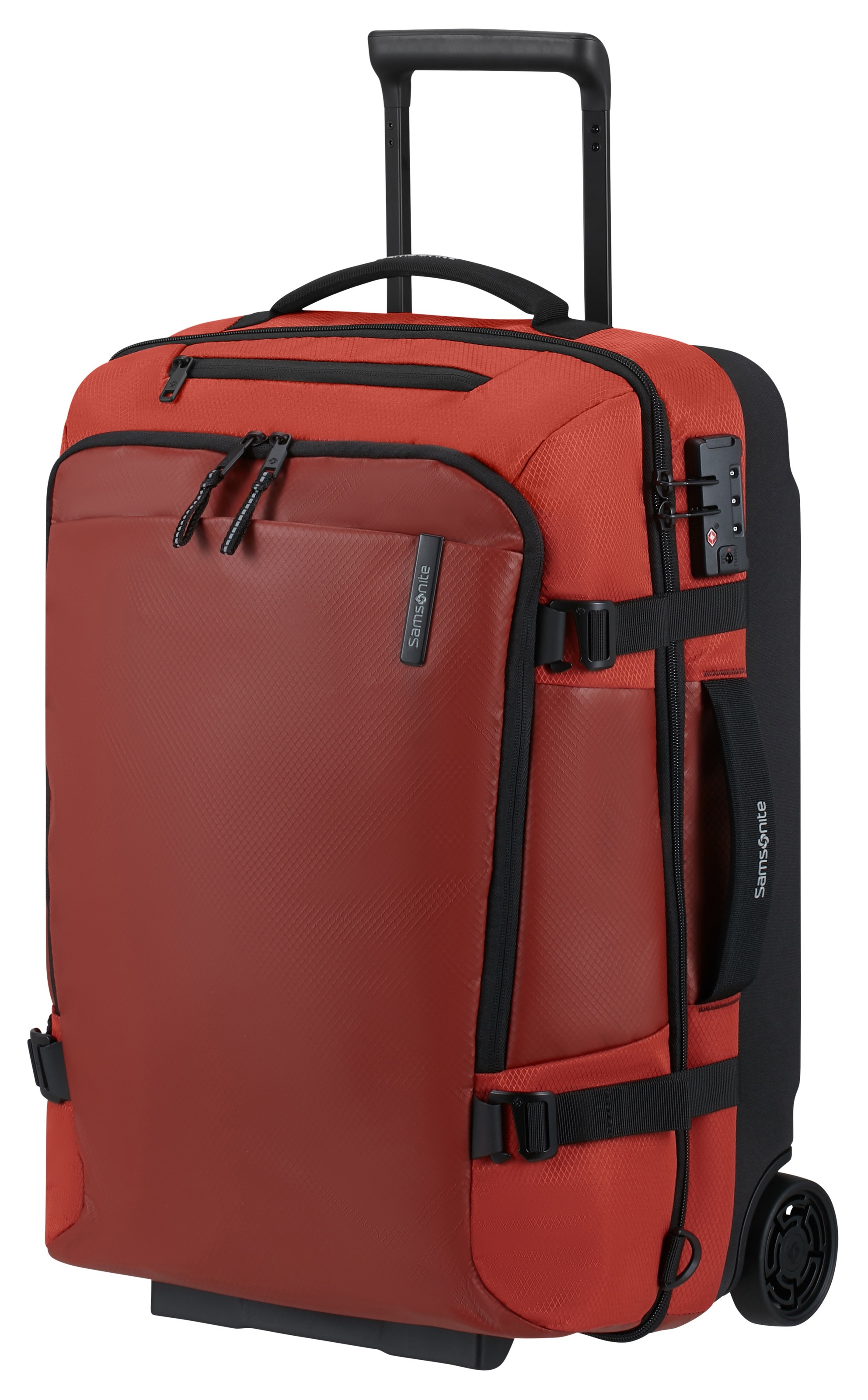 Samsonite Reisetasche »ARMOX, 55 cm« Duffle mit Rollen TSA-Schloss Packgurte Trolley-Gestänge