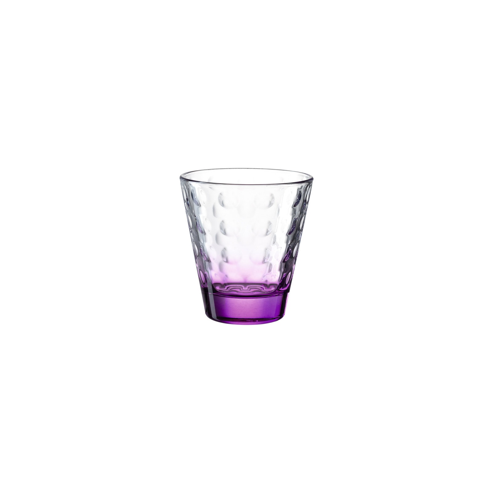 LEONARDO Glas »Trinkgläser Optic 215 ml 6er Set bunt« Ideal für den Alltag, spülmaschinengeeignet,