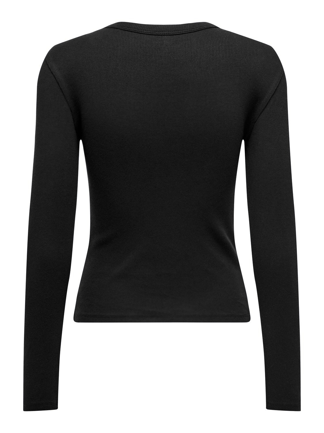 ONLY Langarmshirt »ONLEASY L/S O-NECK TOP BOX JRS«