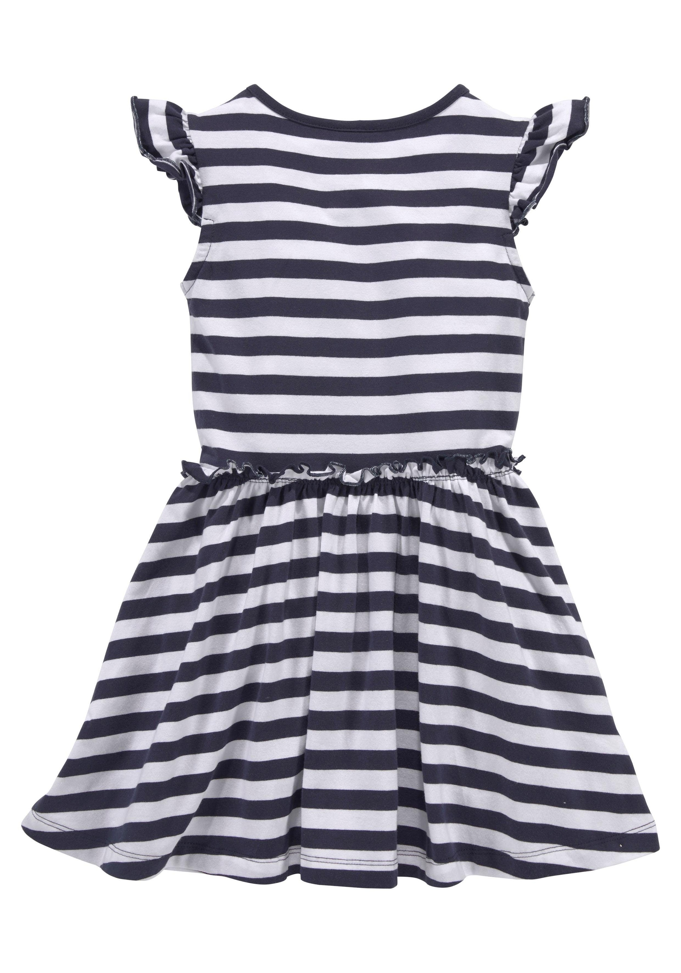 KIDSWORLD Jerseykleid »für kleine Mädchen«, festlich, kniefrei, verspielt, aus Baumwollmischung
