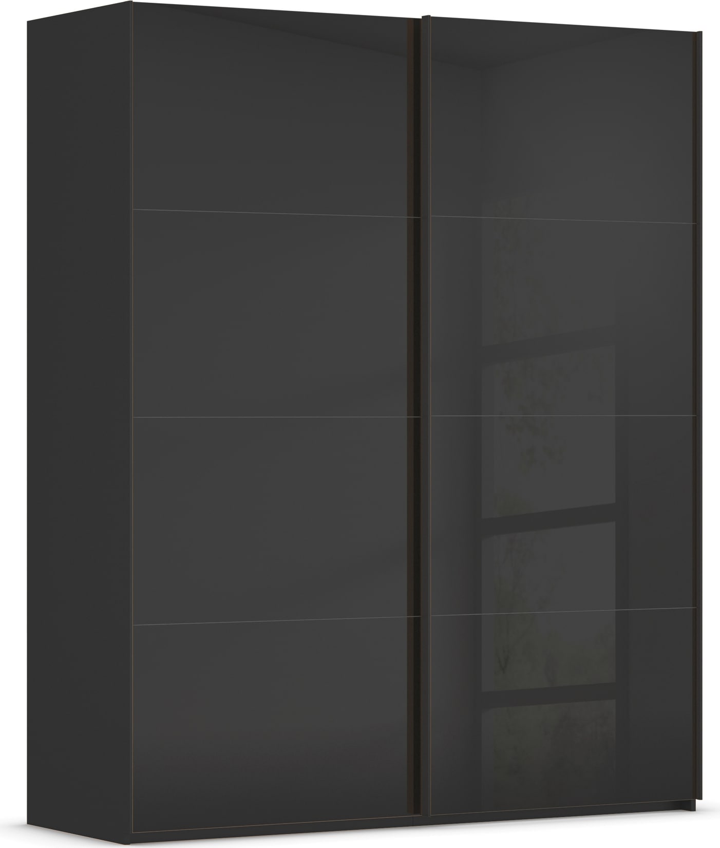 rauch Schwebetürenschrank »Kleiderschrank Schrank Garderobe Schlafzimmerschrank SCALE-FYRA« edle viergeteilte Türen mit Glas-Front viele Farben MADE IN GERMANY