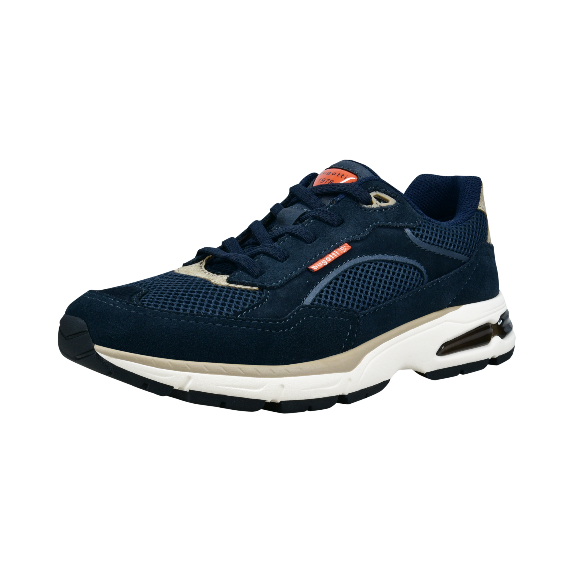 bugatti Sneaker  , Freizeitschuh, Halbschuh, Slipper mit Kontrast-Details