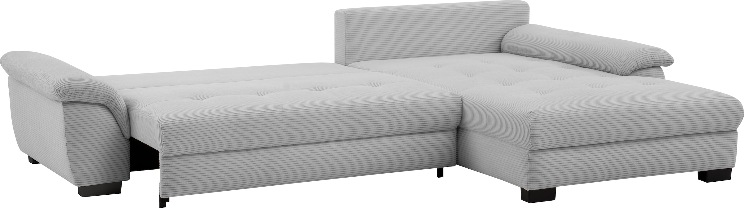 Mr. Couch Ecksofa »Dario, L-Form, mit Bett und Bettkasten« mit Kaltschaum