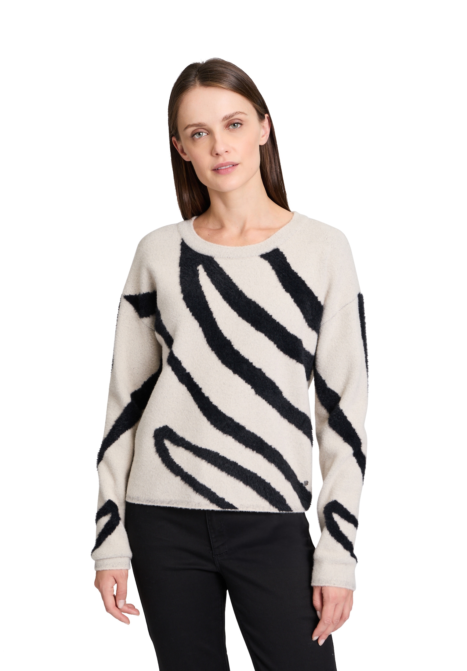 Betty&Co Strickpullover »Strickpullover mit Jacquard«