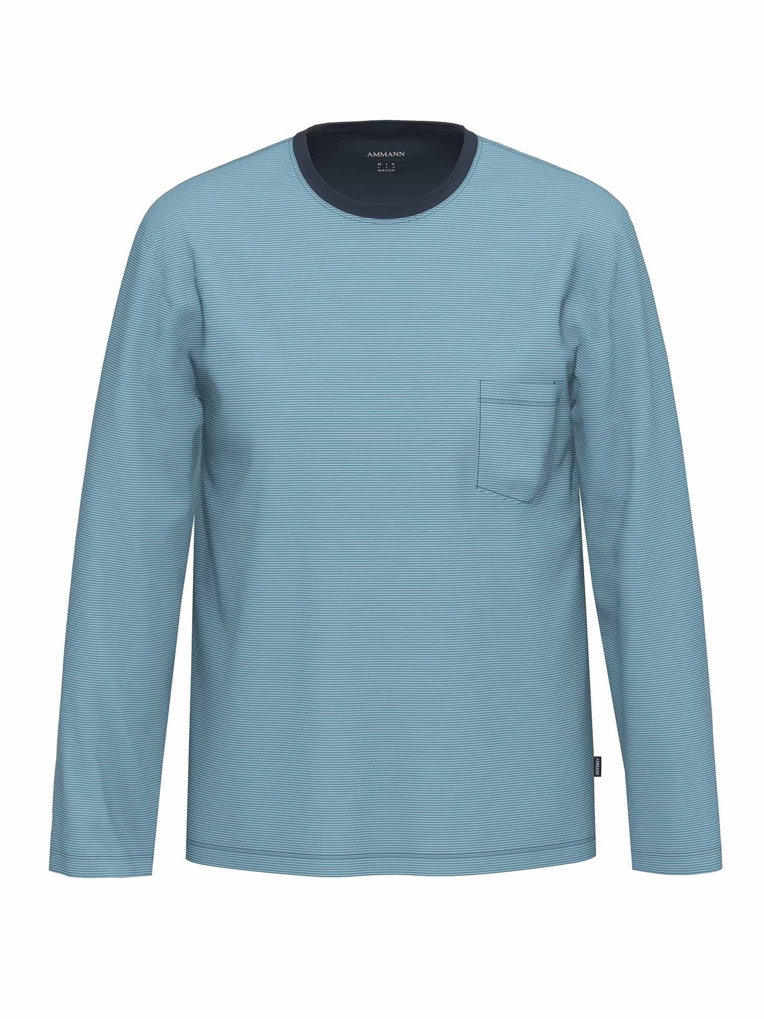 Ammann Pyjama »Herren Langarm Shirt, Lange Hose Night & Relax« 1 Stk.
