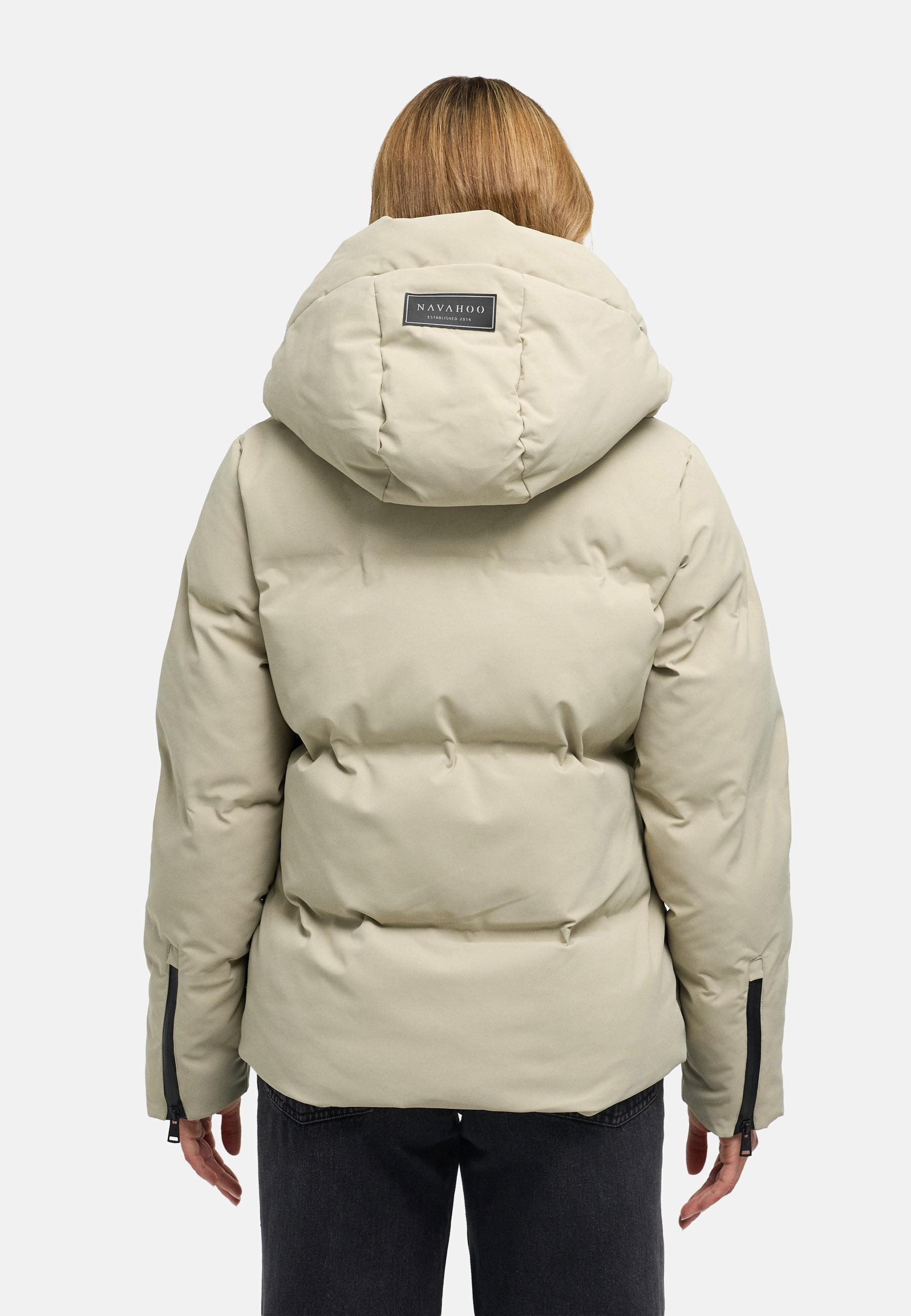 Navahoo Outdoorjacke »Steppjacke Wolkentanz XIV« mit Kapuze Kurze Damen Steppjacke mit abnehmbarer Kapuze