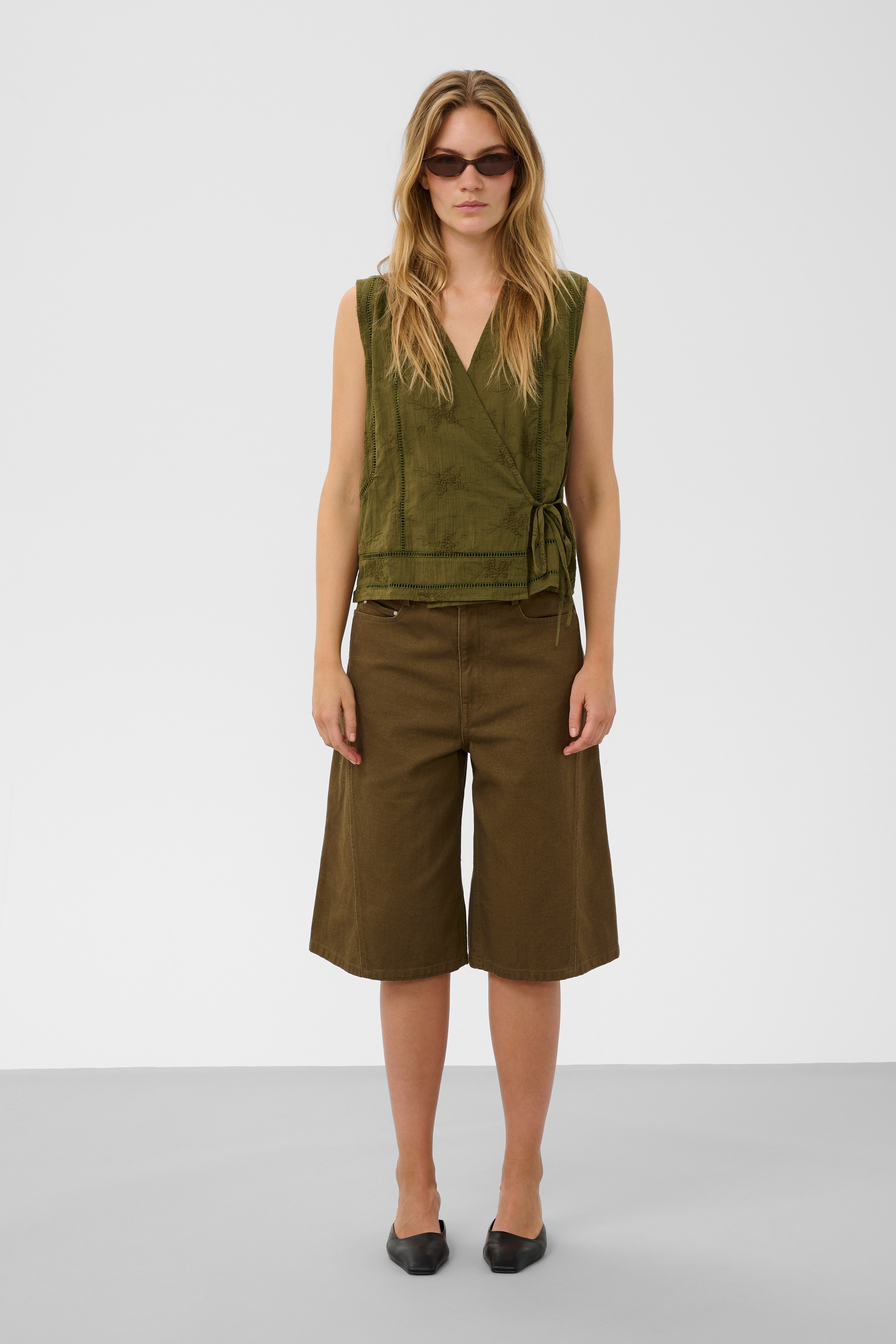 SOAKED IN LUXURY Kurzarmbluse »Bluse kurzarm SLEmbla«
