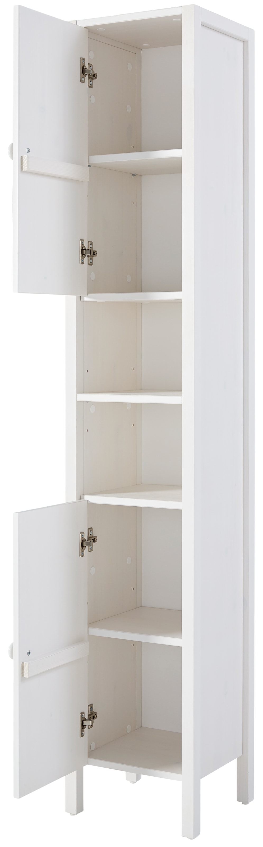 Home affaire Hochschrank »Tina«, Badmöbel, Schrank, Breite 31,5 cm, Massivholz