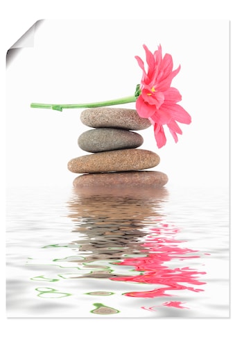 Artland Wandbild »Zen Spa Steine mit Blumen I«, Zen, (1 St.), als Alubild,... kaufen
