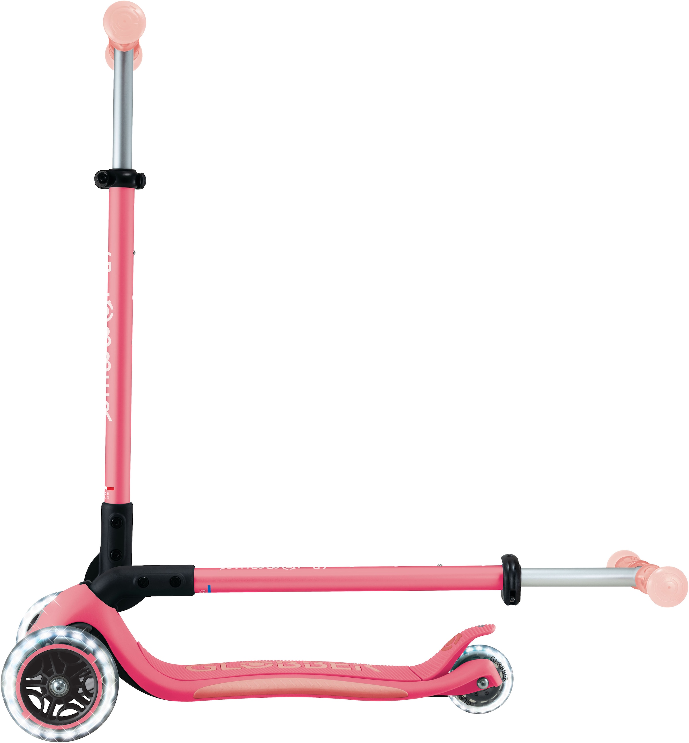 Globber Tretroller »ELITE GLOW LIGHTS, mit Leuchtrollen und Glow-Effekt«