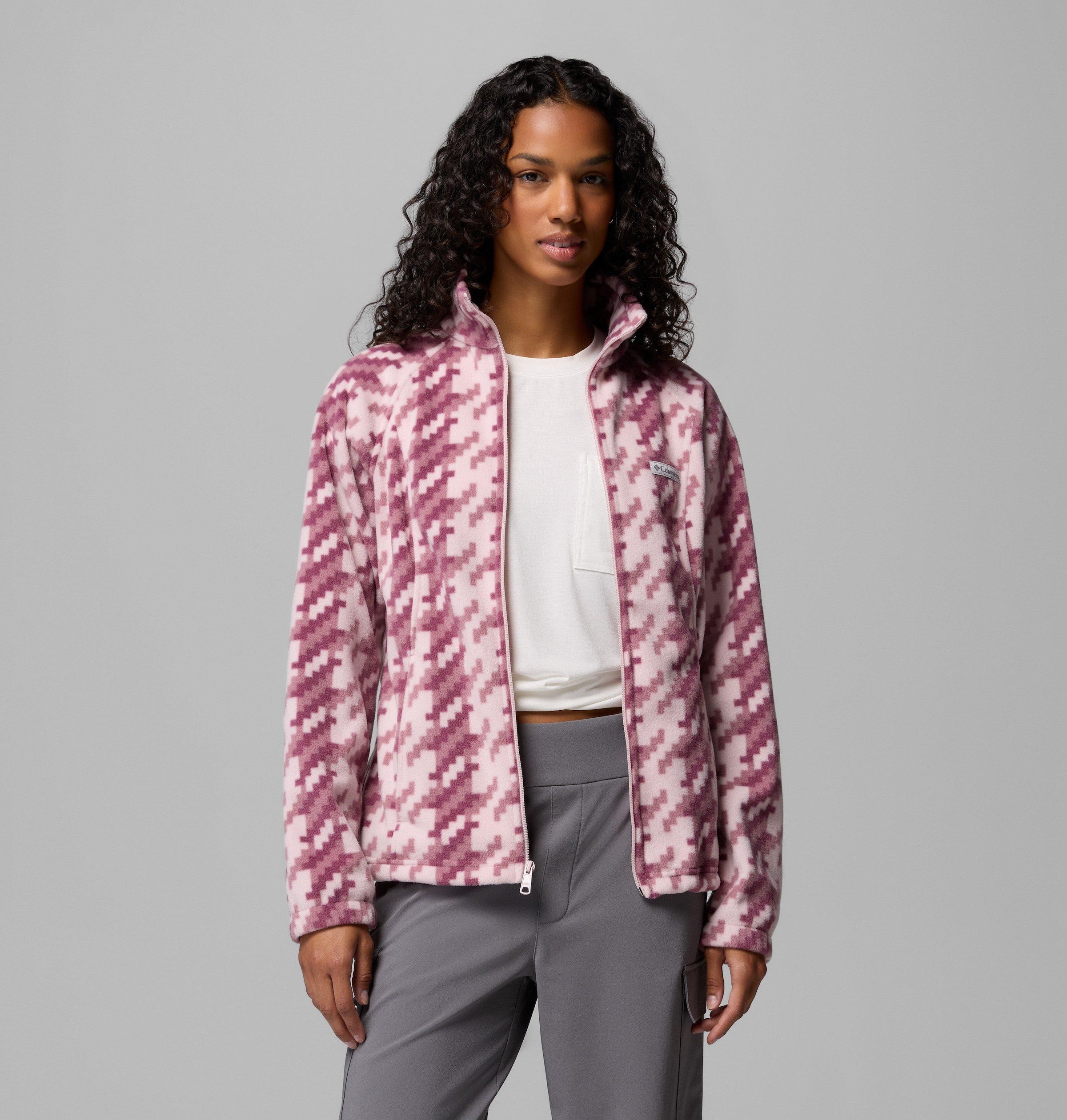 Columbia Fleecejacke »Benton Springs Printed Full Zip« mit Reißverschluss, wasserabweisend, windabweisend, atmungsaktiv